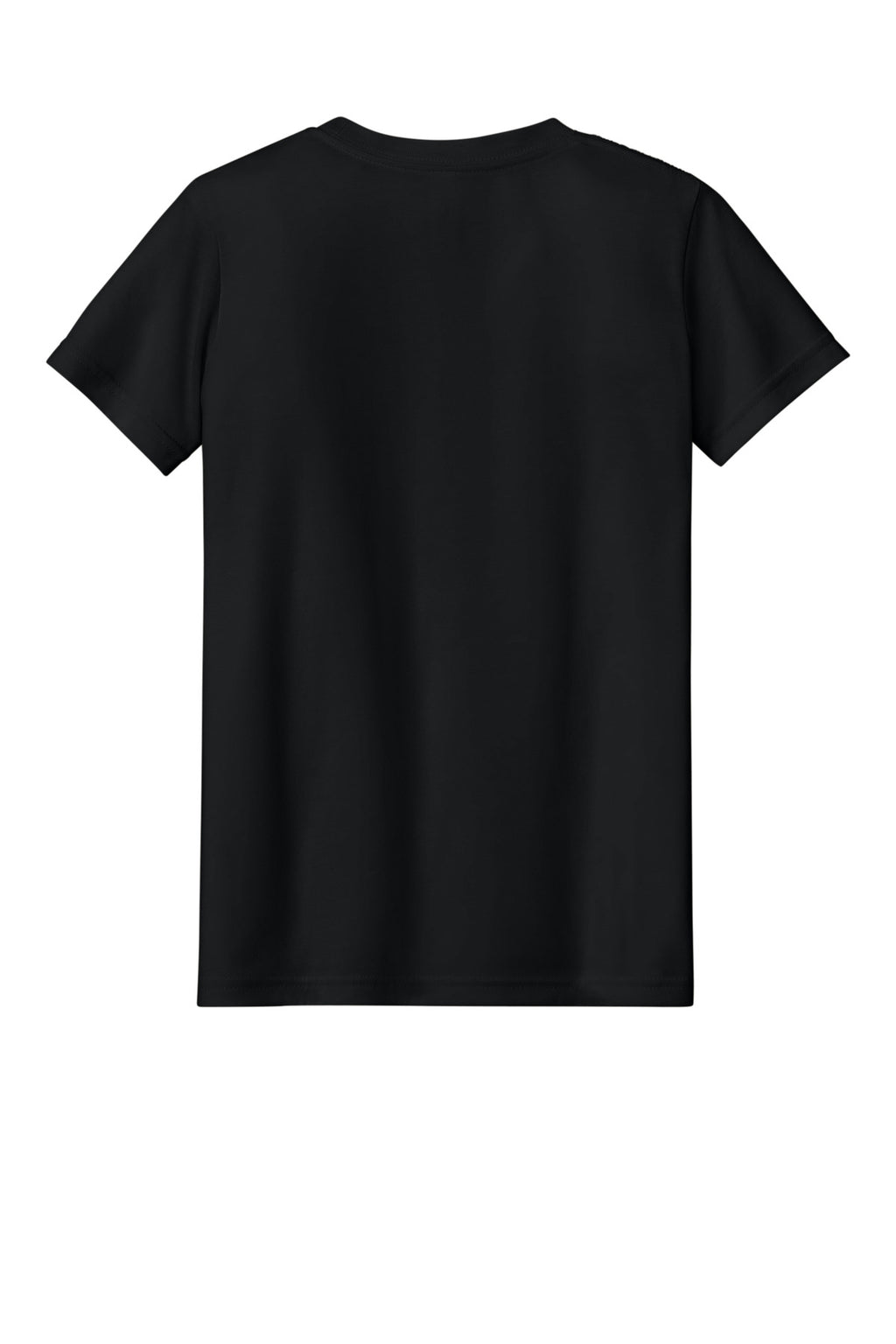 Lightweight youth triblend shirt folded on table for rush orders