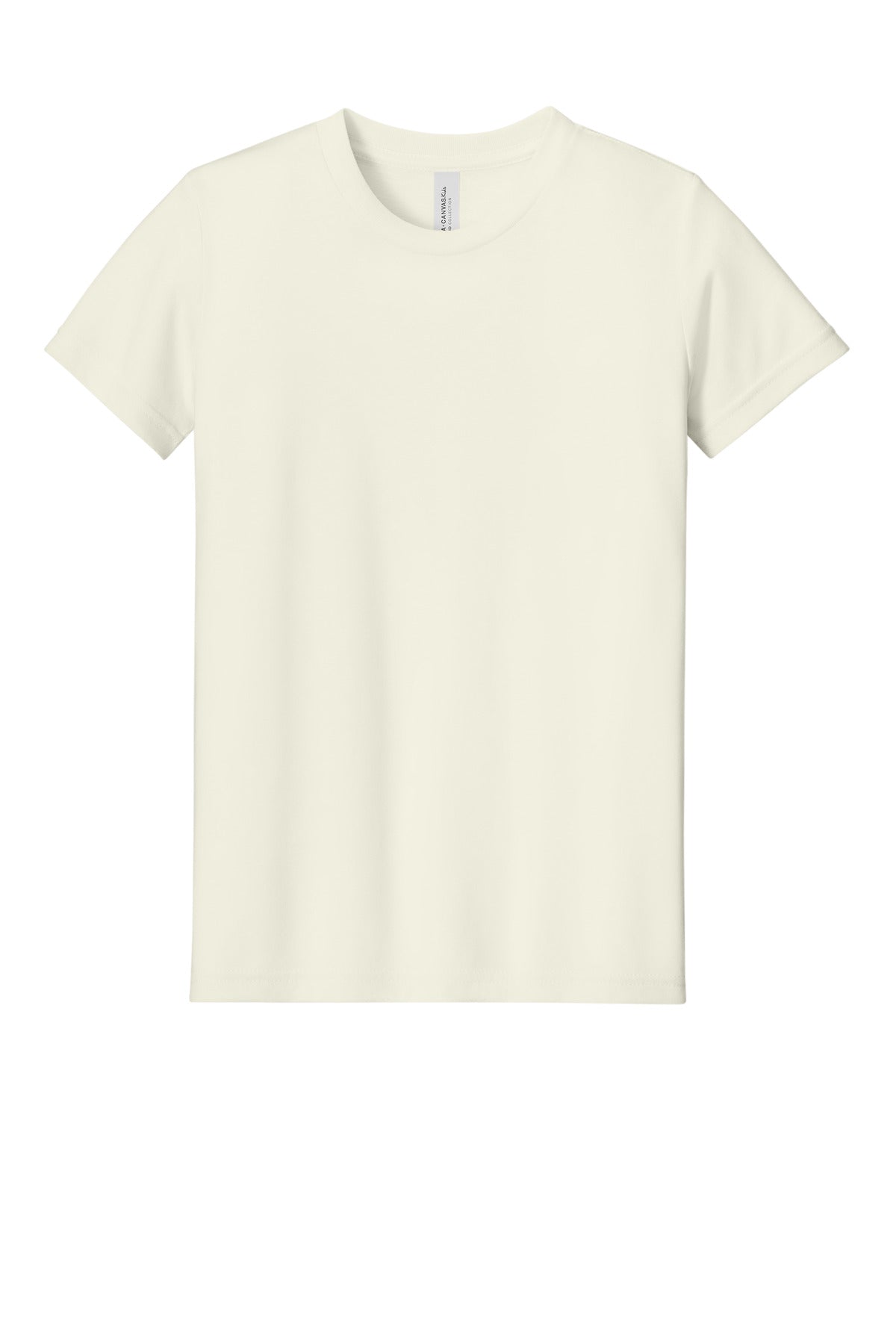 BC3413Y blank youth tee back profile for custom event branding