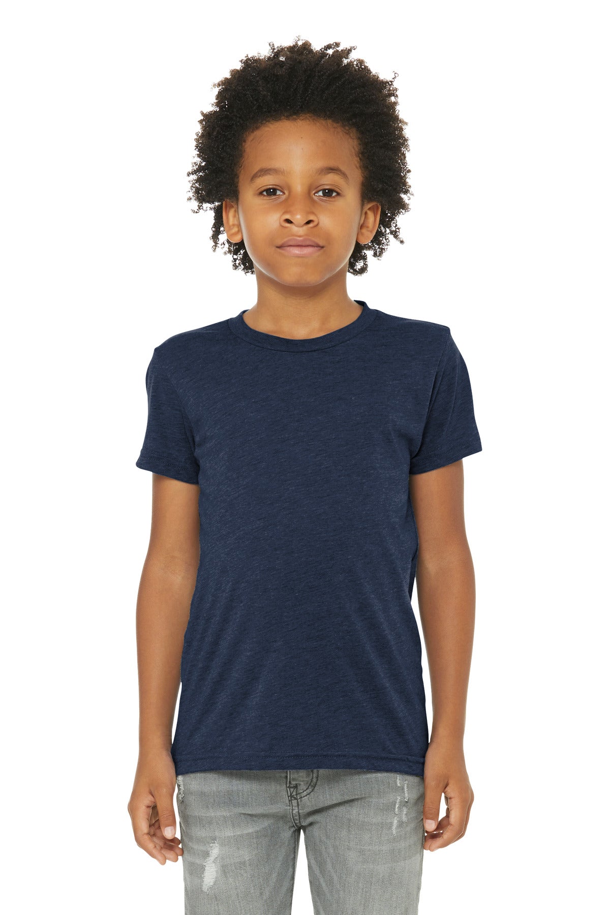 Soft lightweight youth shirt front view for same day custom t-shirts
