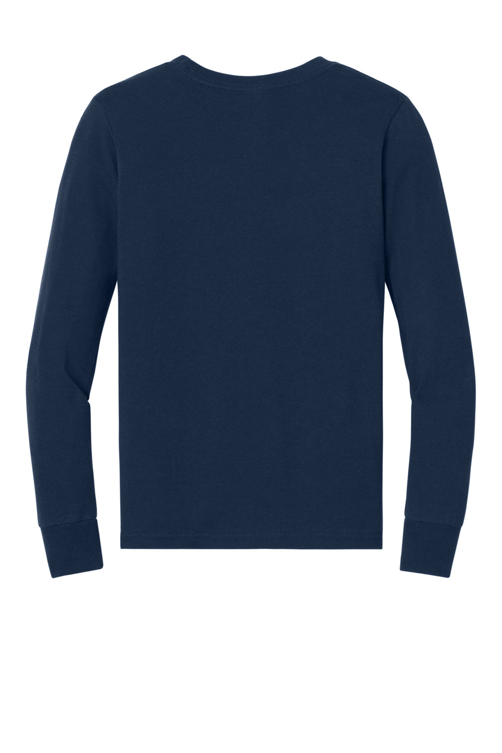 Youth jersey long sleeve tee folded flat product shot