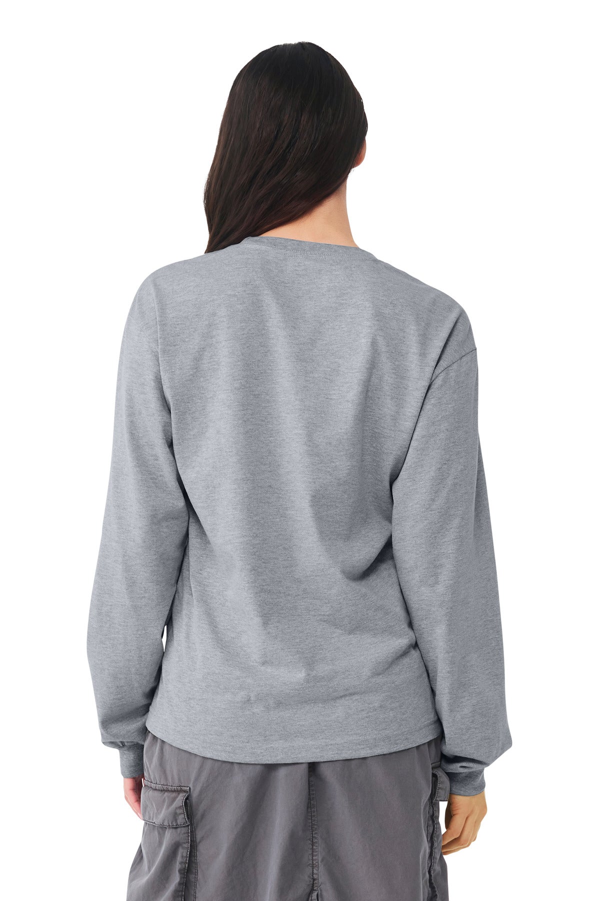 Side angle of BC3511 for custom company apparel printing