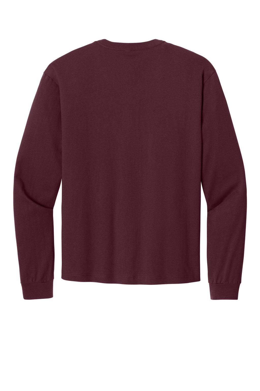 BELLA+CANVAS long sleeve shirt hem detail for premium custom apparel