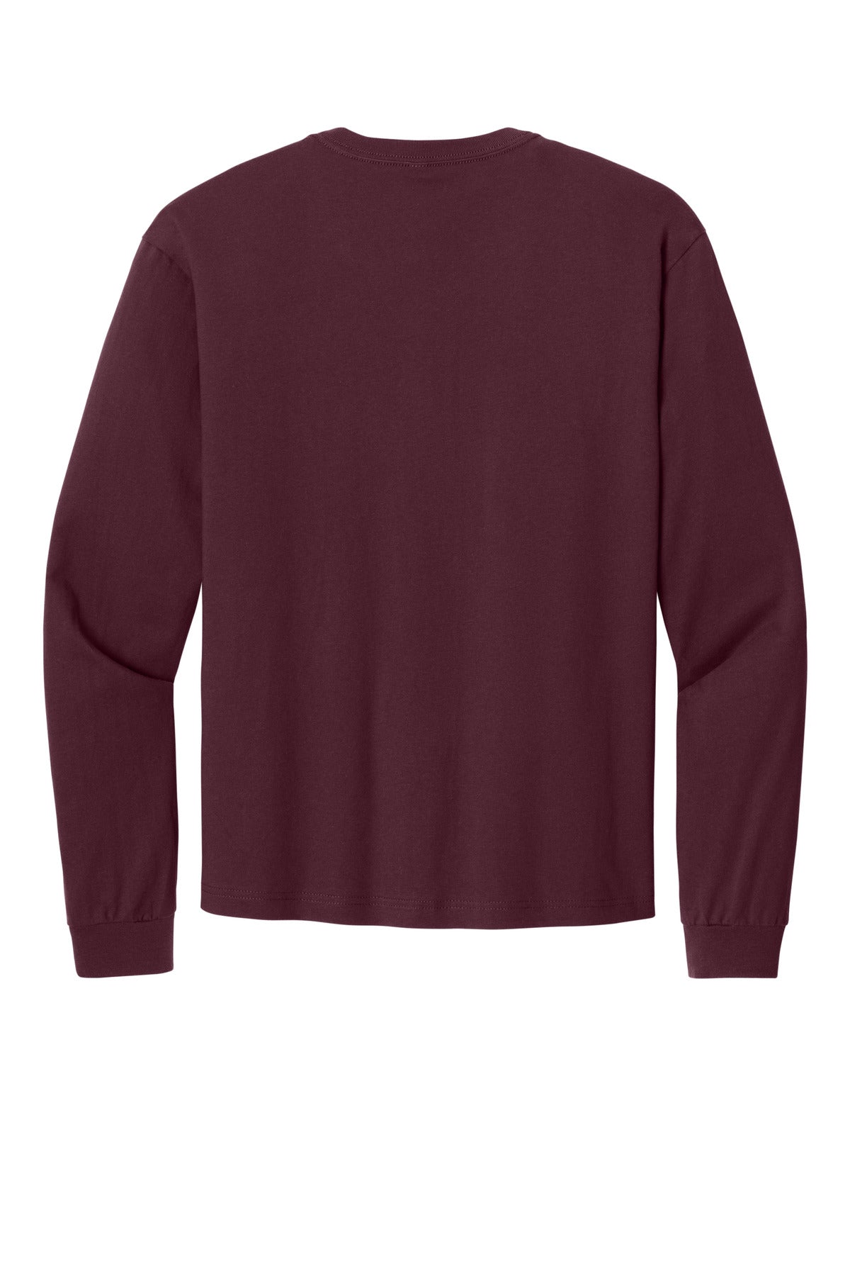 BELLA+CANVAS long sleeve shirt hem detail for premium custom apparel