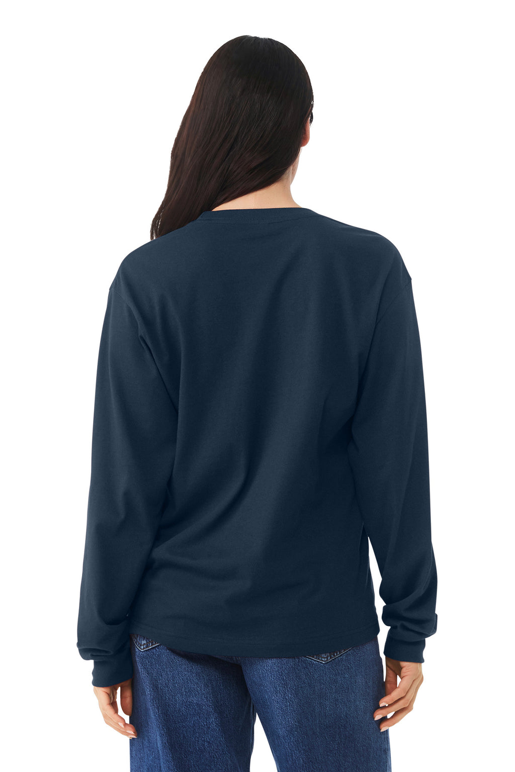 BELLA+CANVAS BC3511 clean front panel for left chest logo printing