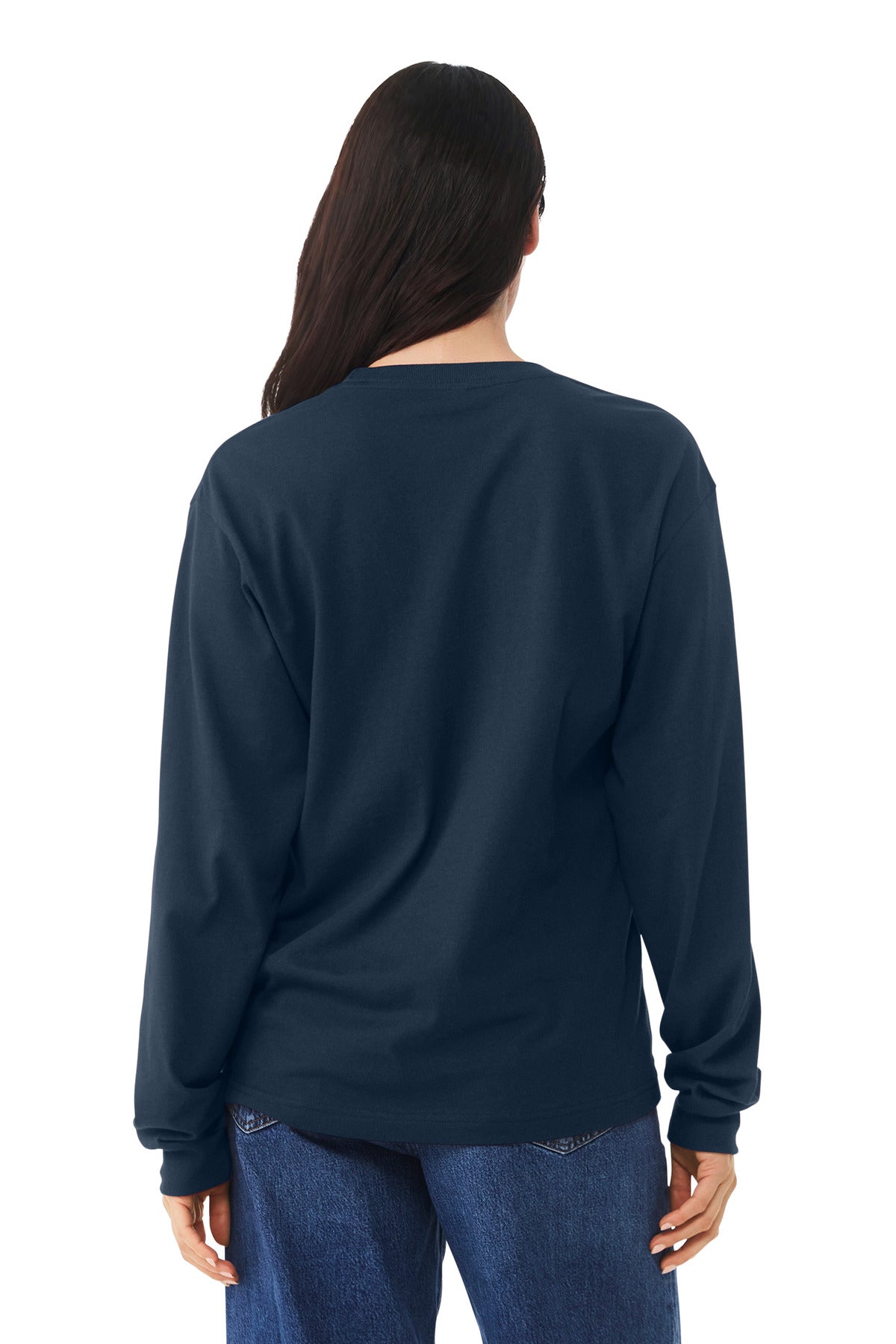 BELLA+CANVAS BC3511 clean front panel for left chest logo printing