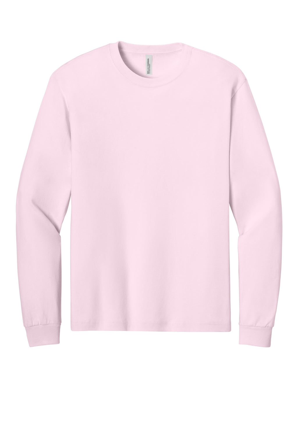 Boxy relaxed fit long sleeve tee for custom branded apparel