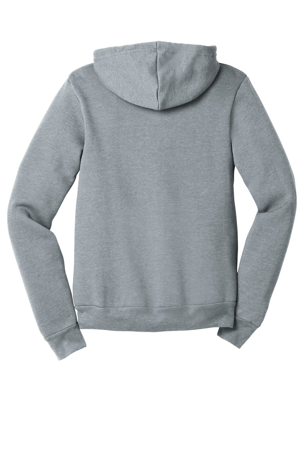 Blank unisex zip hoodie on hanger for DIY Printz custom orders