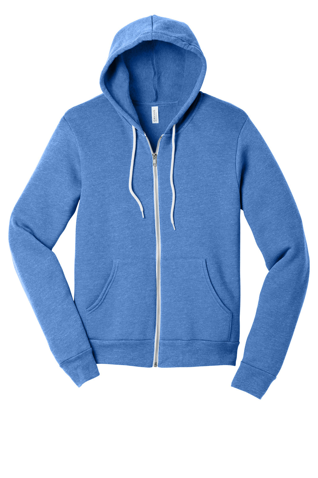 Unisex full-zip hoodie folded stack for same day custom sweatshirt jobs