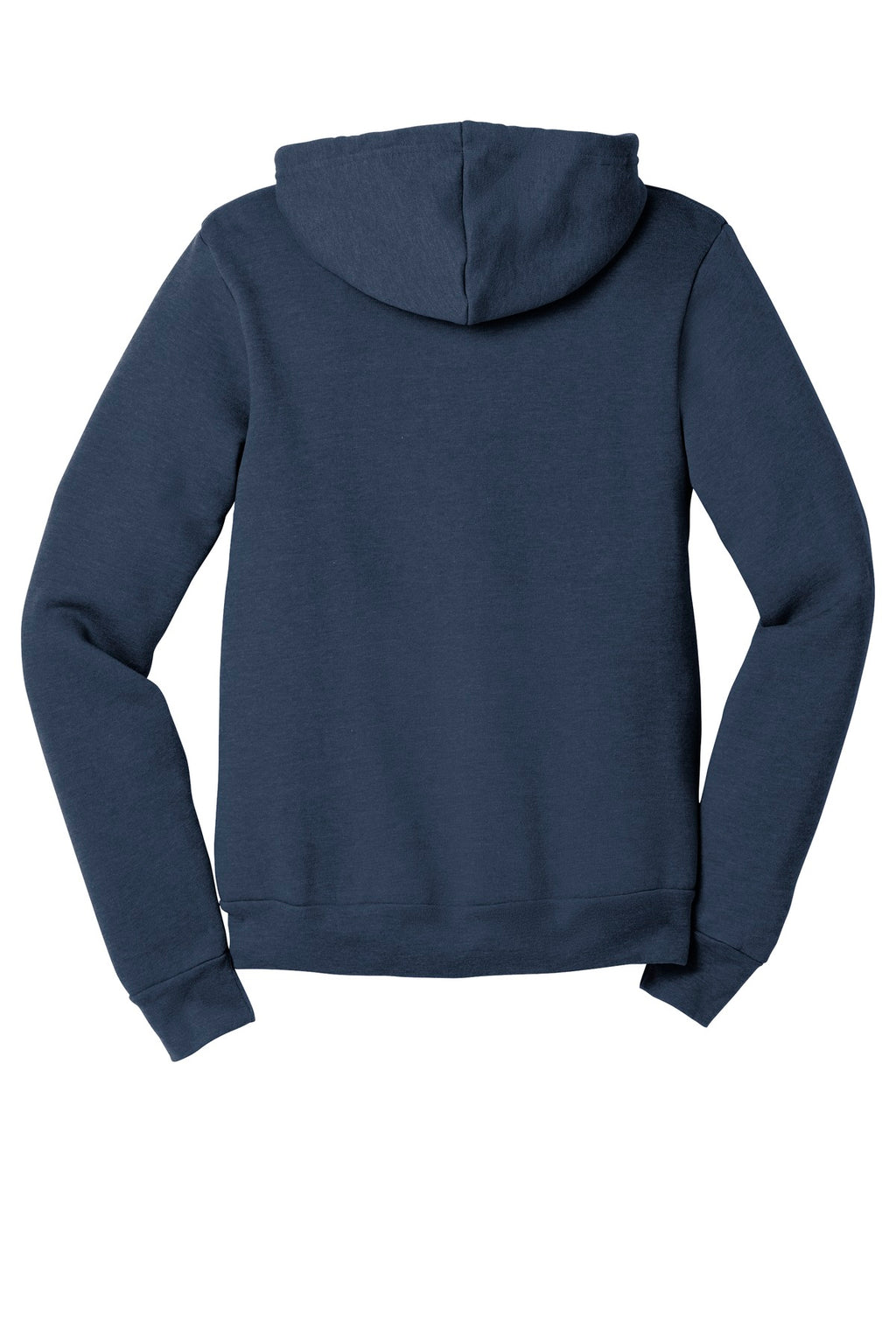 Blank hoodie neckline and hood detail for DTF transfer printing