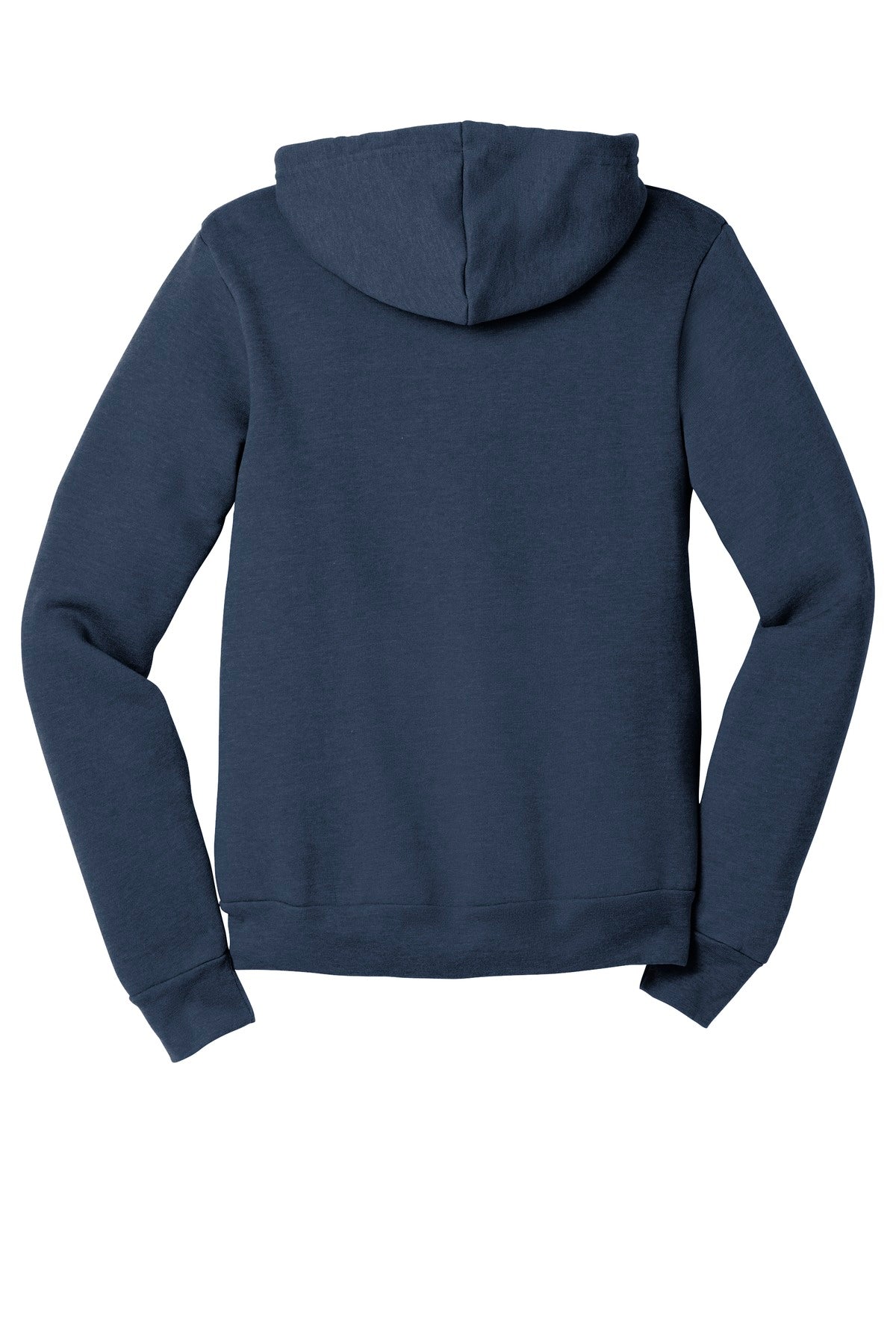 Blank hoodie neckline and hood detail for DTF transfer printing