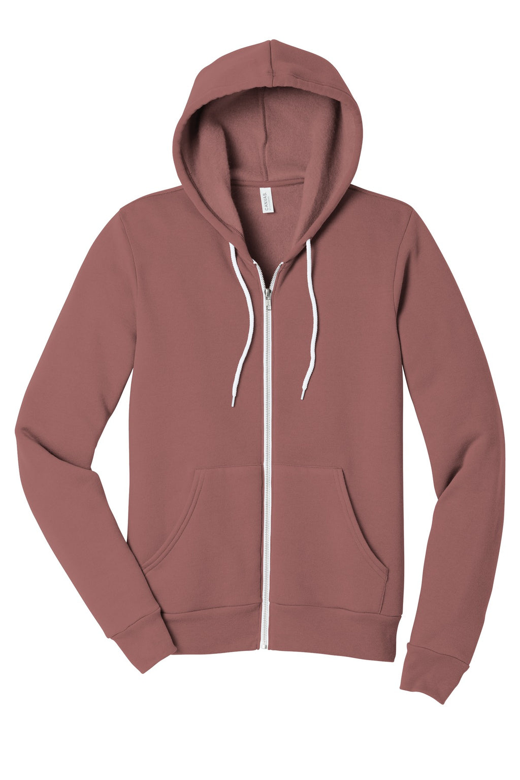 BC3739 hood and drawcord close-up for custom printed hoodies