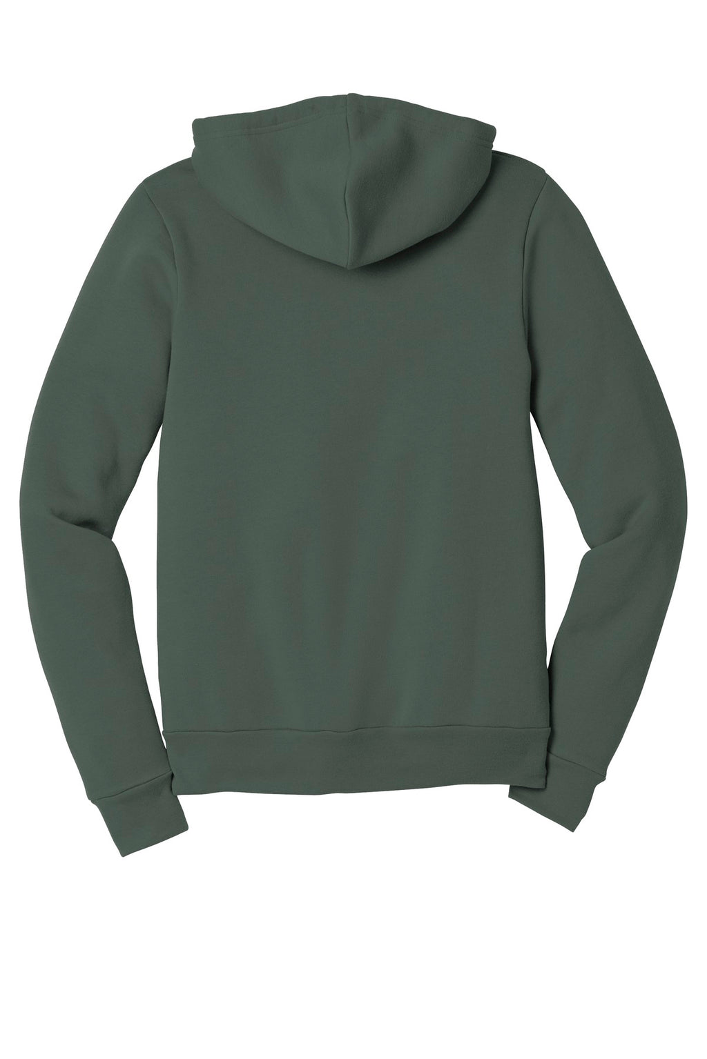 Unisex sponge fleece hoodie sleeve seam for premium custom printing