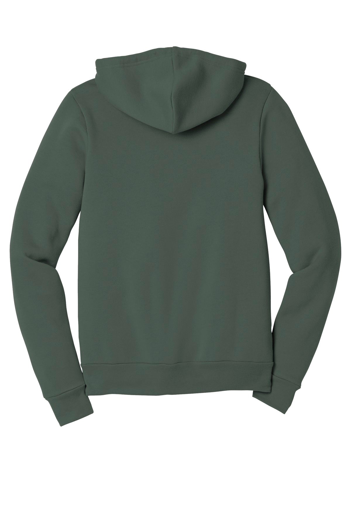 Unisex sponge fleece hoodie sleeve seam for premium custom printing