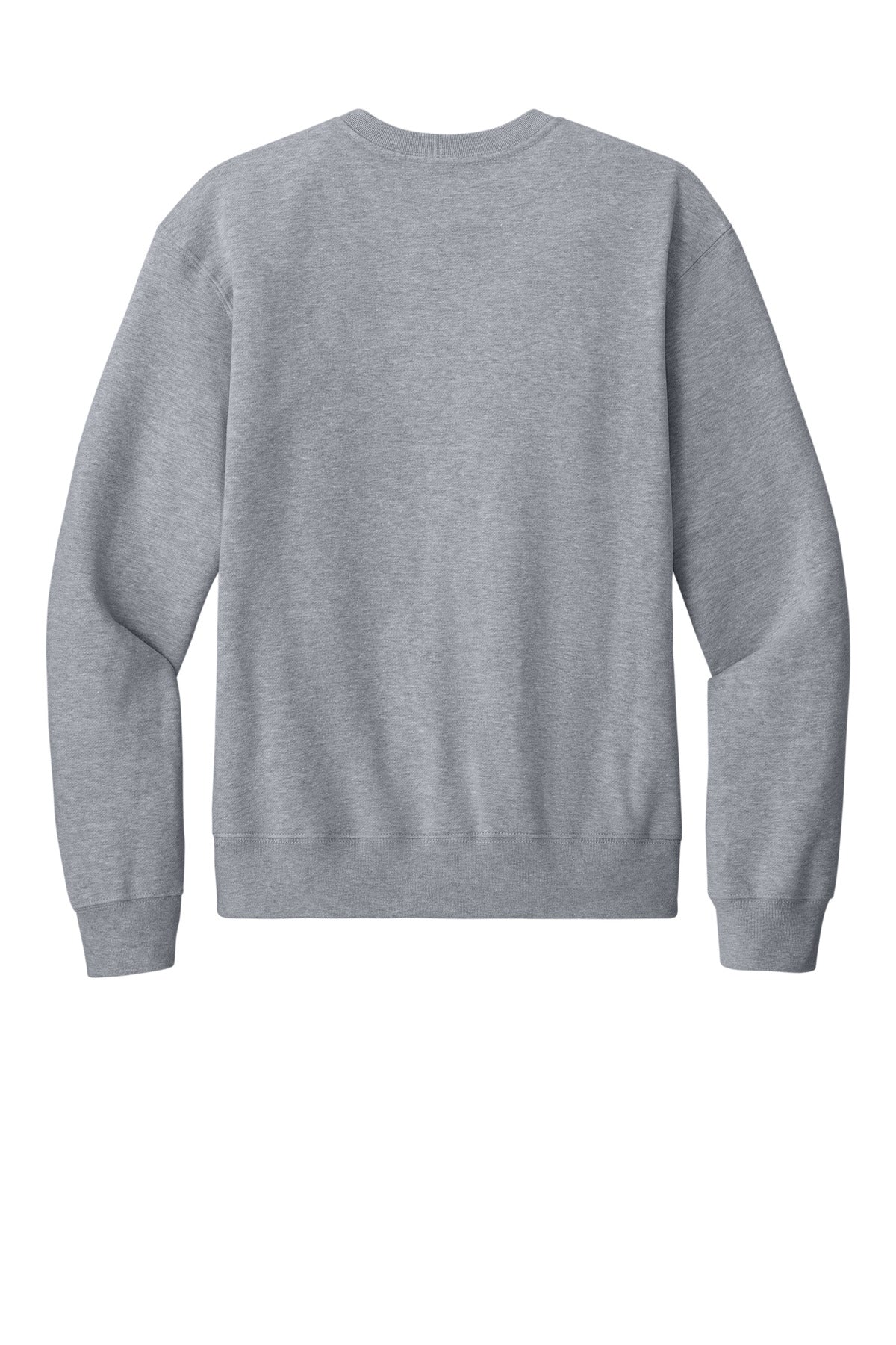 Unisex fleece crewneck lifestyle image for custom company apparel
