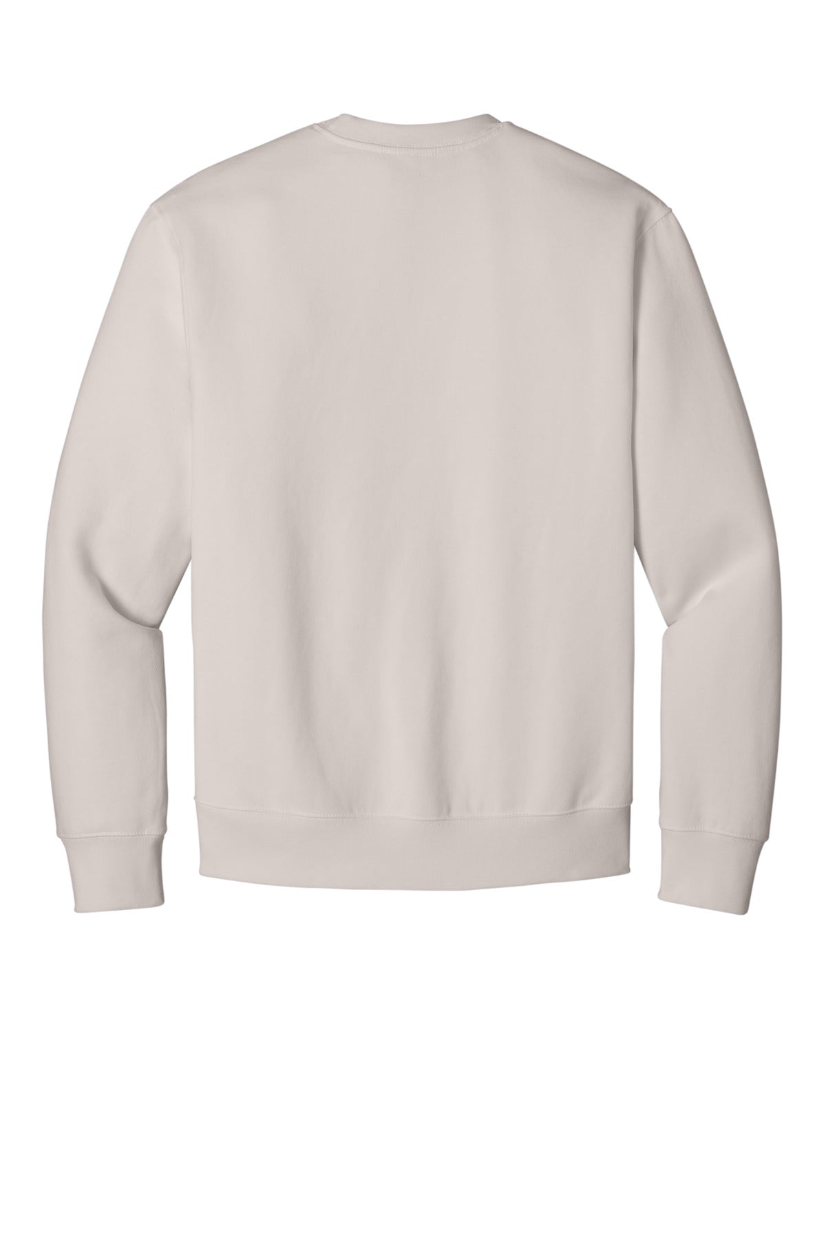 Premium blank crewneck sweatshirt flat lay for custom merch printing