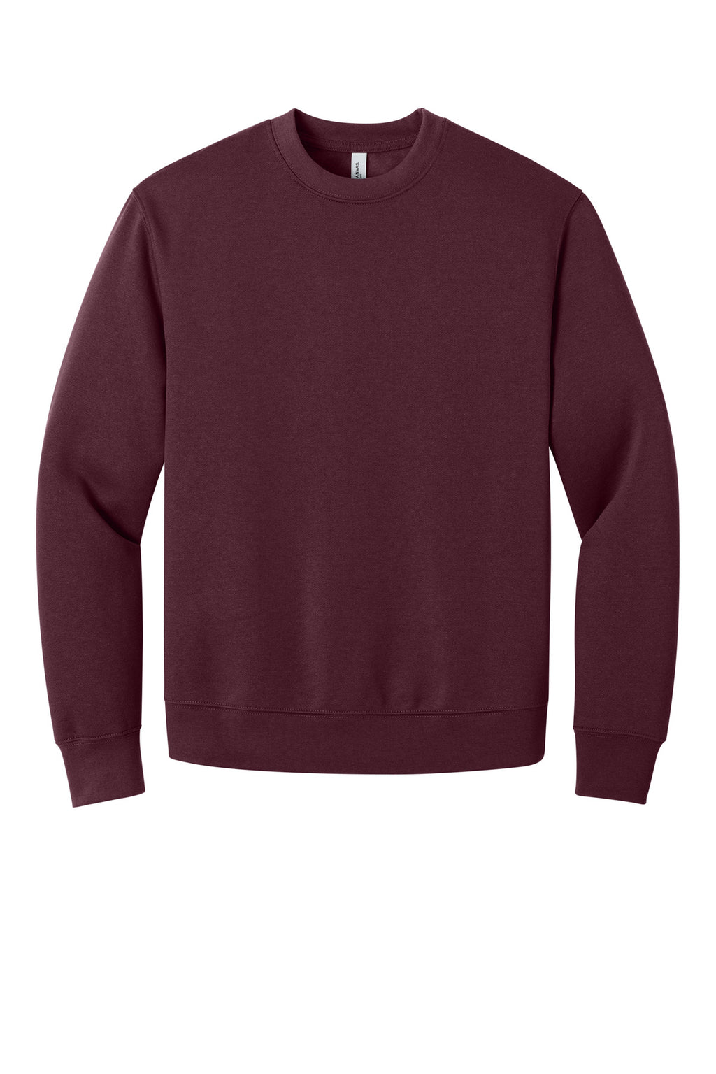 Boxy heavyweight sweatshirt on model for premium branded apparel