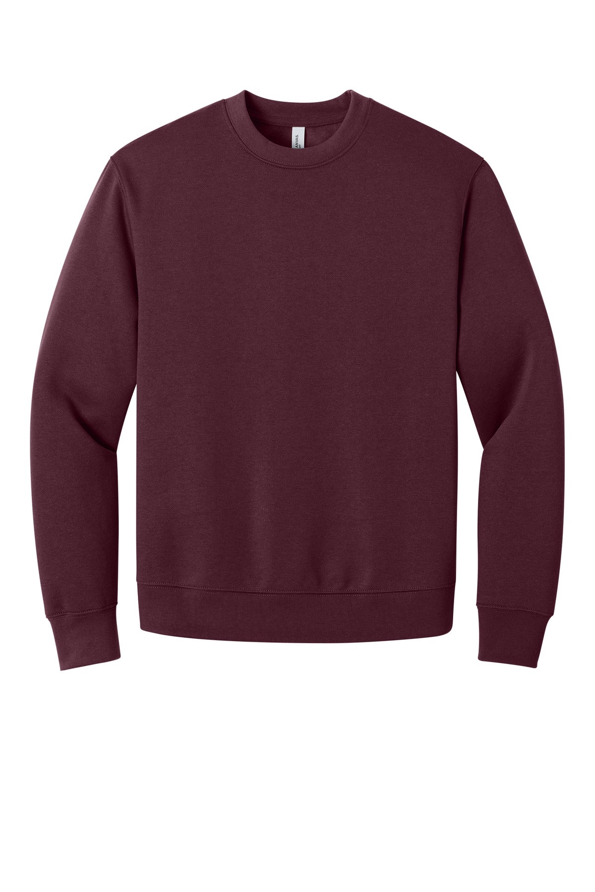 Boxy heavyweight sweatshirt on model for premium branded apparel