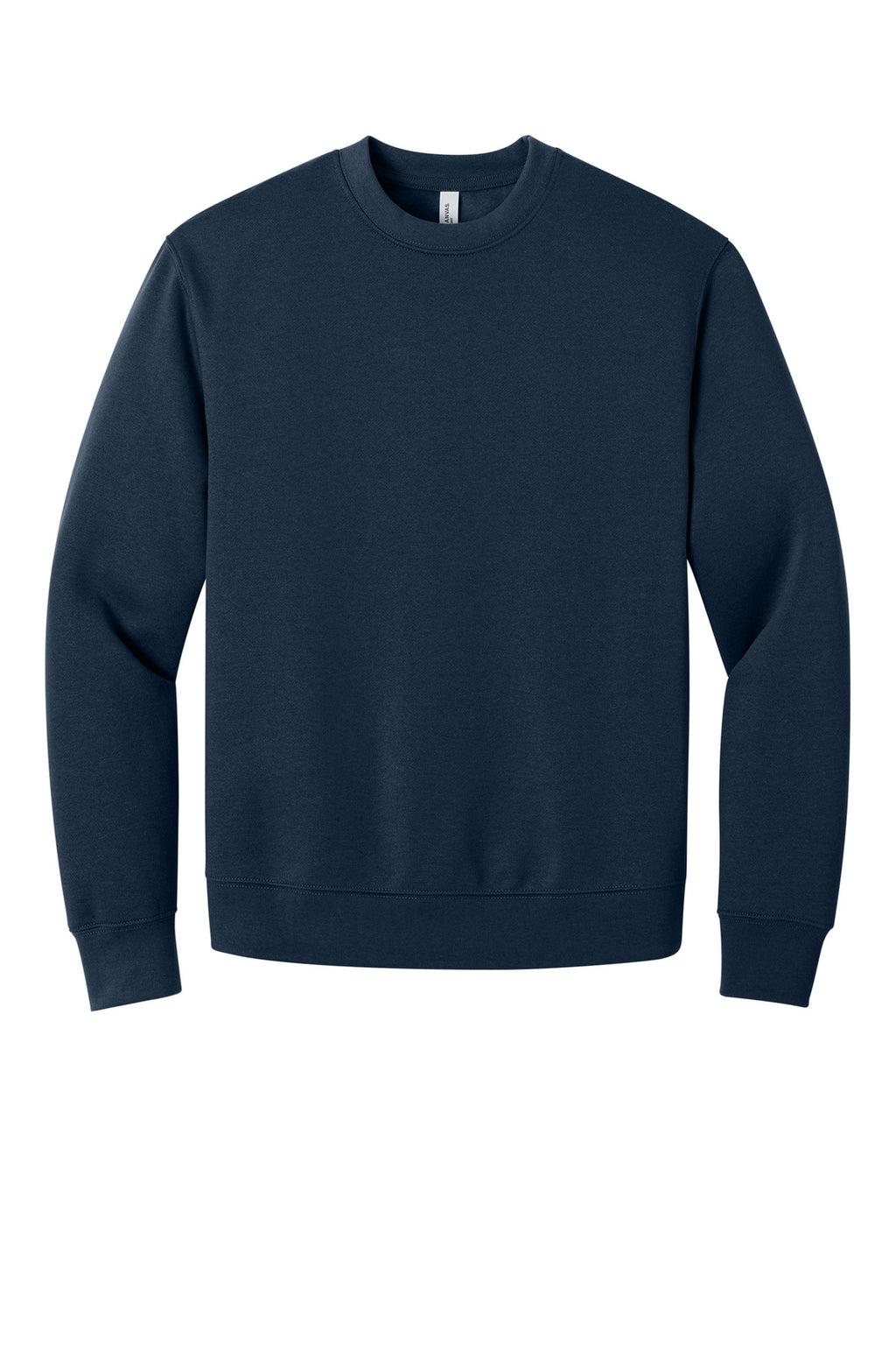 Premium blank fleece crew for custom staff apparel printing