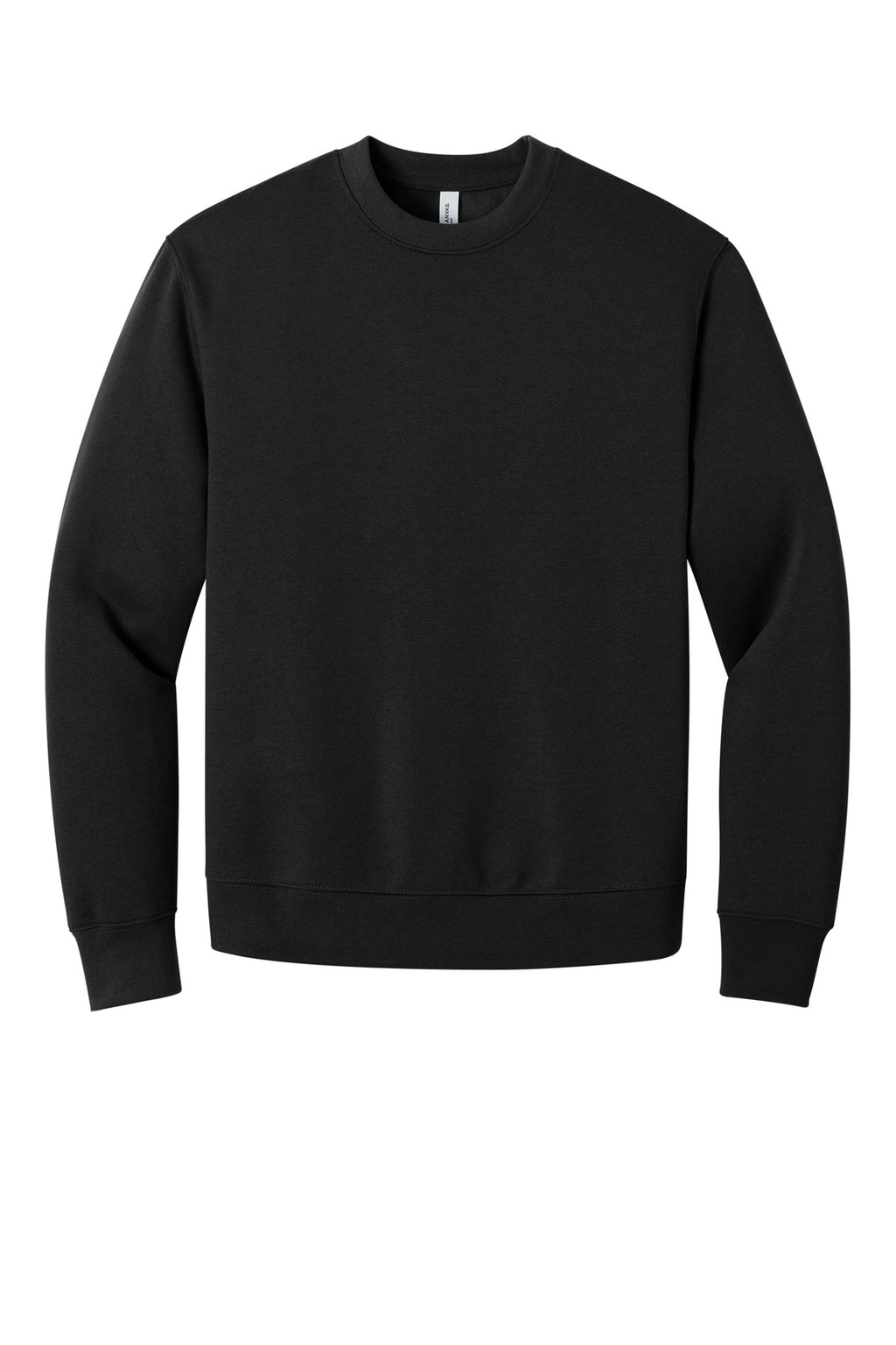 Clean blank sweatshirt back panel for custom logo placement