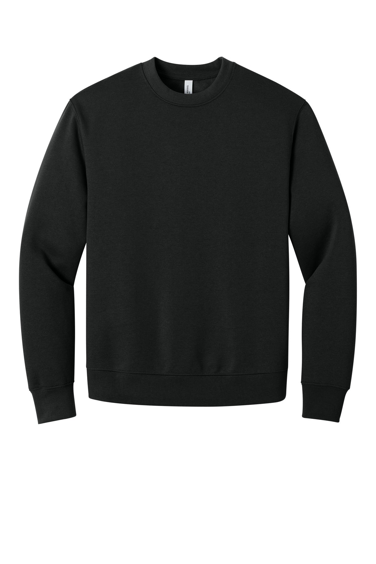 Clean blank sweatshirt back panel for custom logo placement