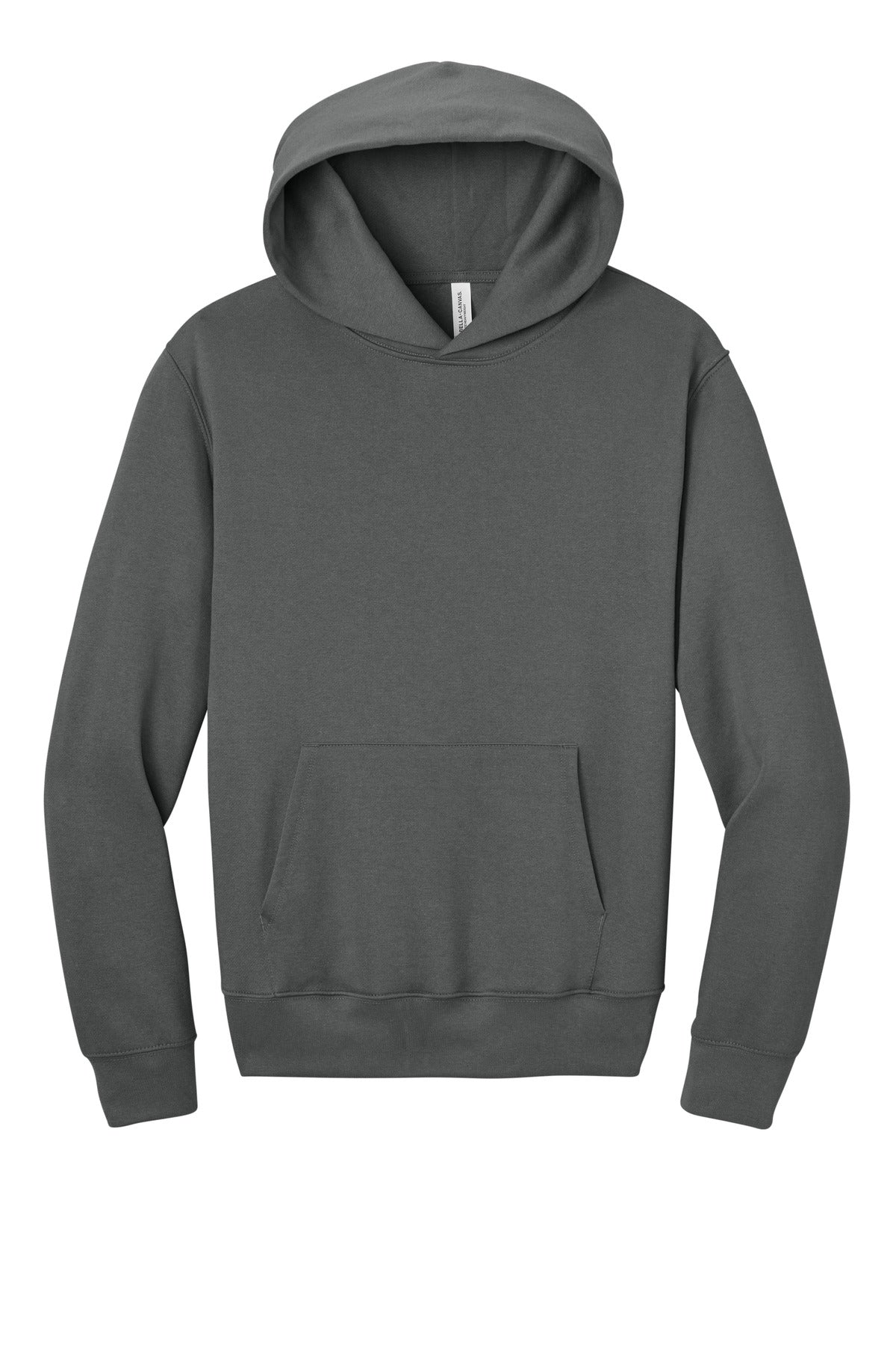 BELLA+CANVAS BC4719 hoodie folded front view on table