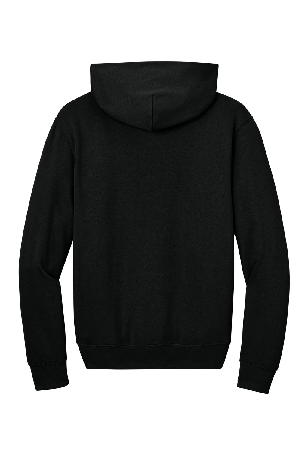 Heavyweight hoodie cuff and hem stitching detail