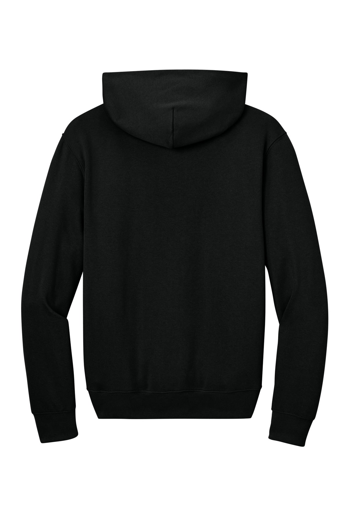 Heavyweight hoodie cuff and hem stitching detail