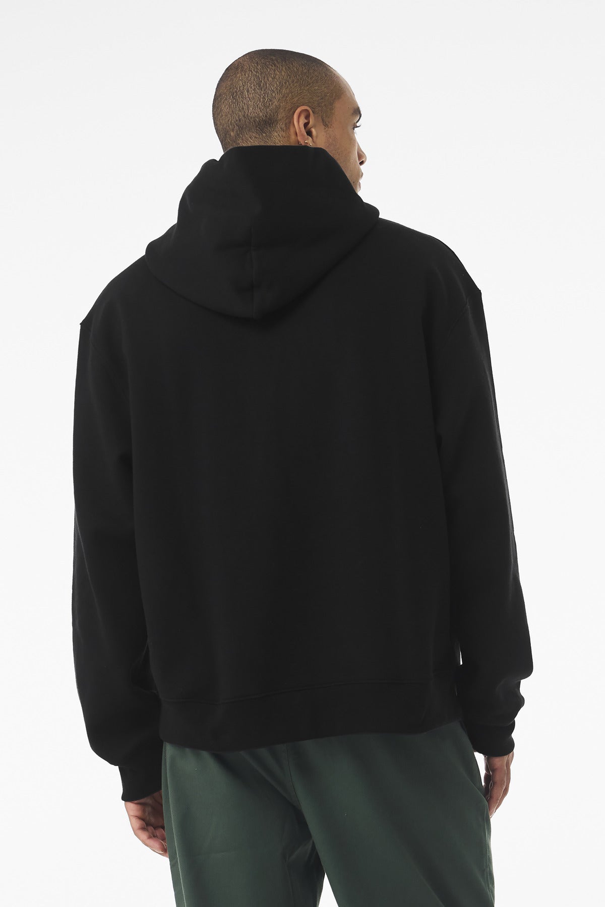 Premium merch hoodie BC4719 with oversized back design
