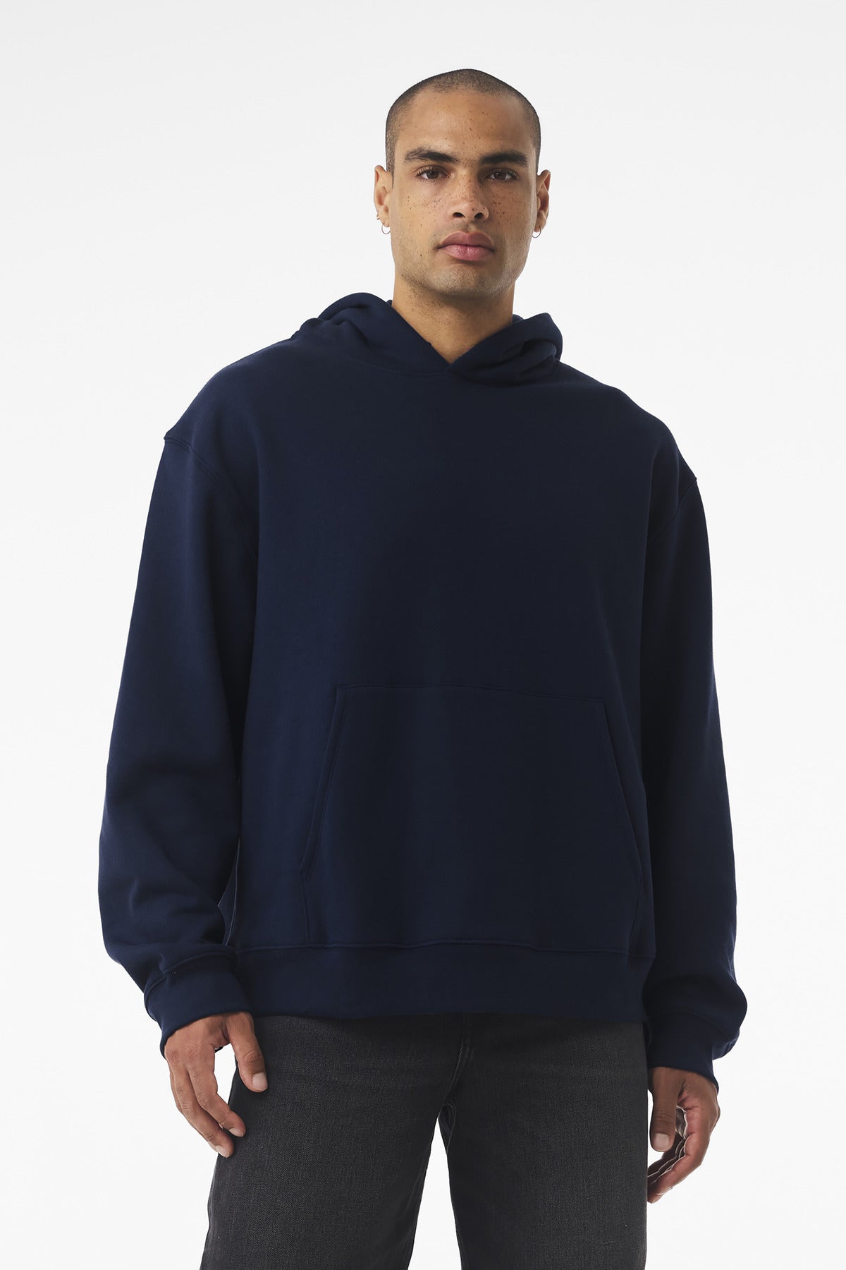 Athletic Heather BC4719 hoodie front display