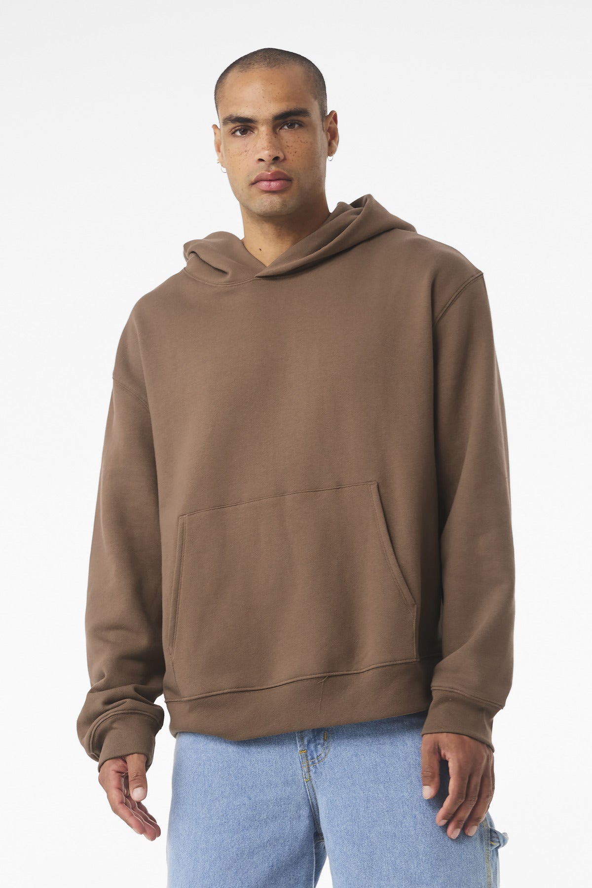 Custom print placement on BC4719 hoodie front chest