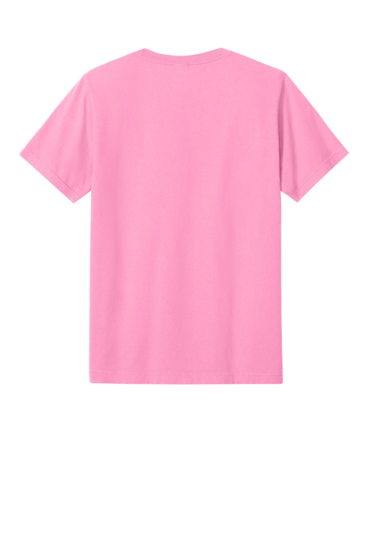Soft cotton blank tee flat lay for DTG custom t-shirt orders