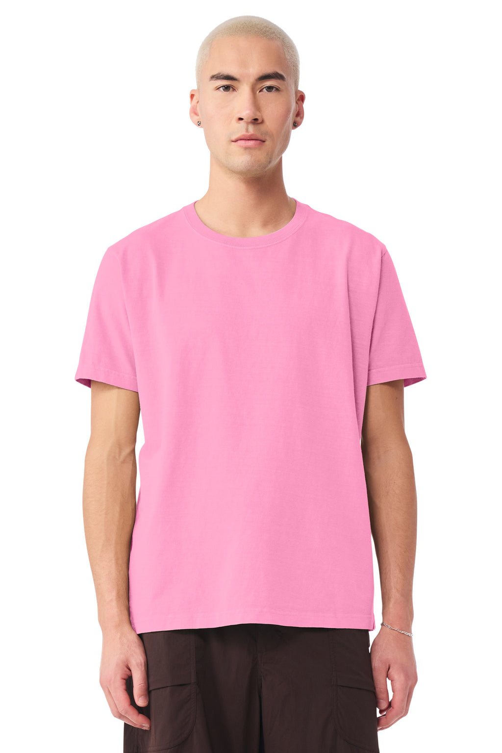 BELLA+CANVAS blank heavyweight tee front view for custom t-shirt printing