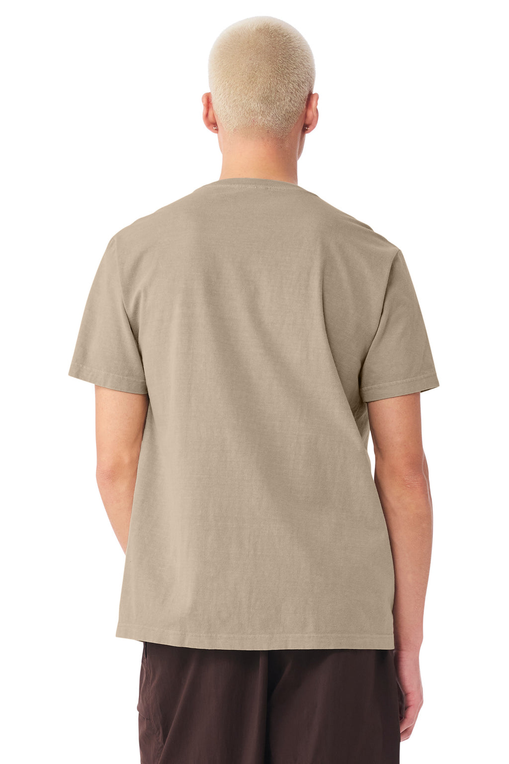 Blank custom apparel tee on hanger for same day rush orders