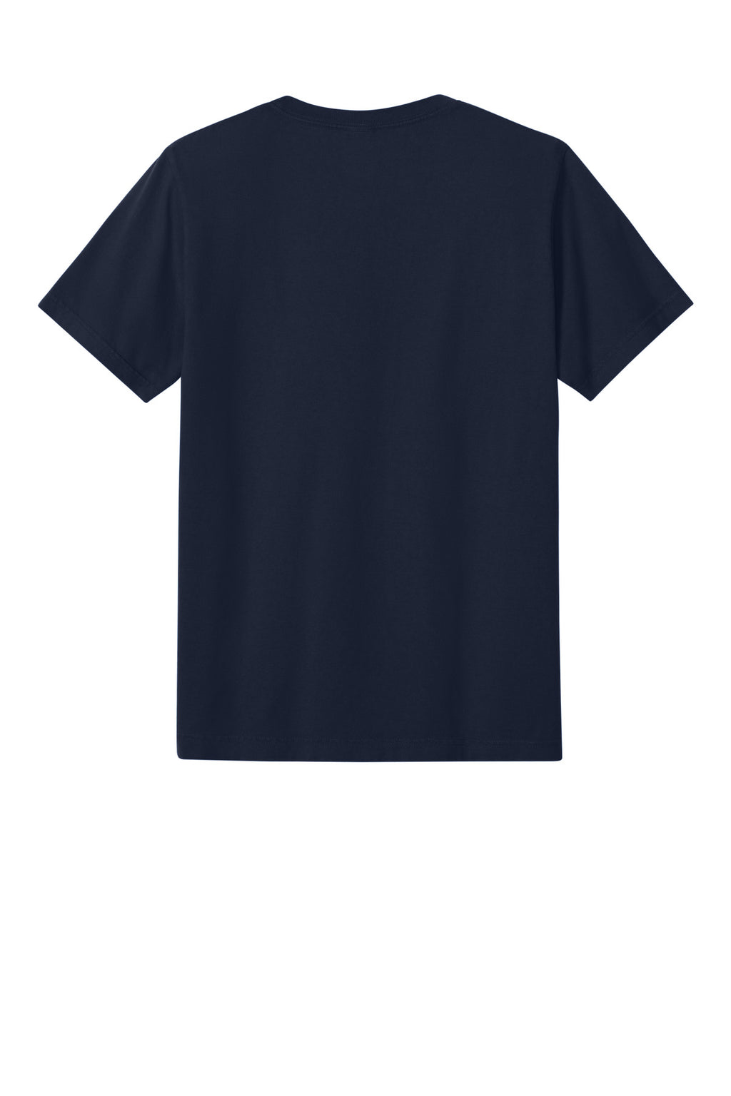 Blank unisex tee folded flat for same day custom shirt orders