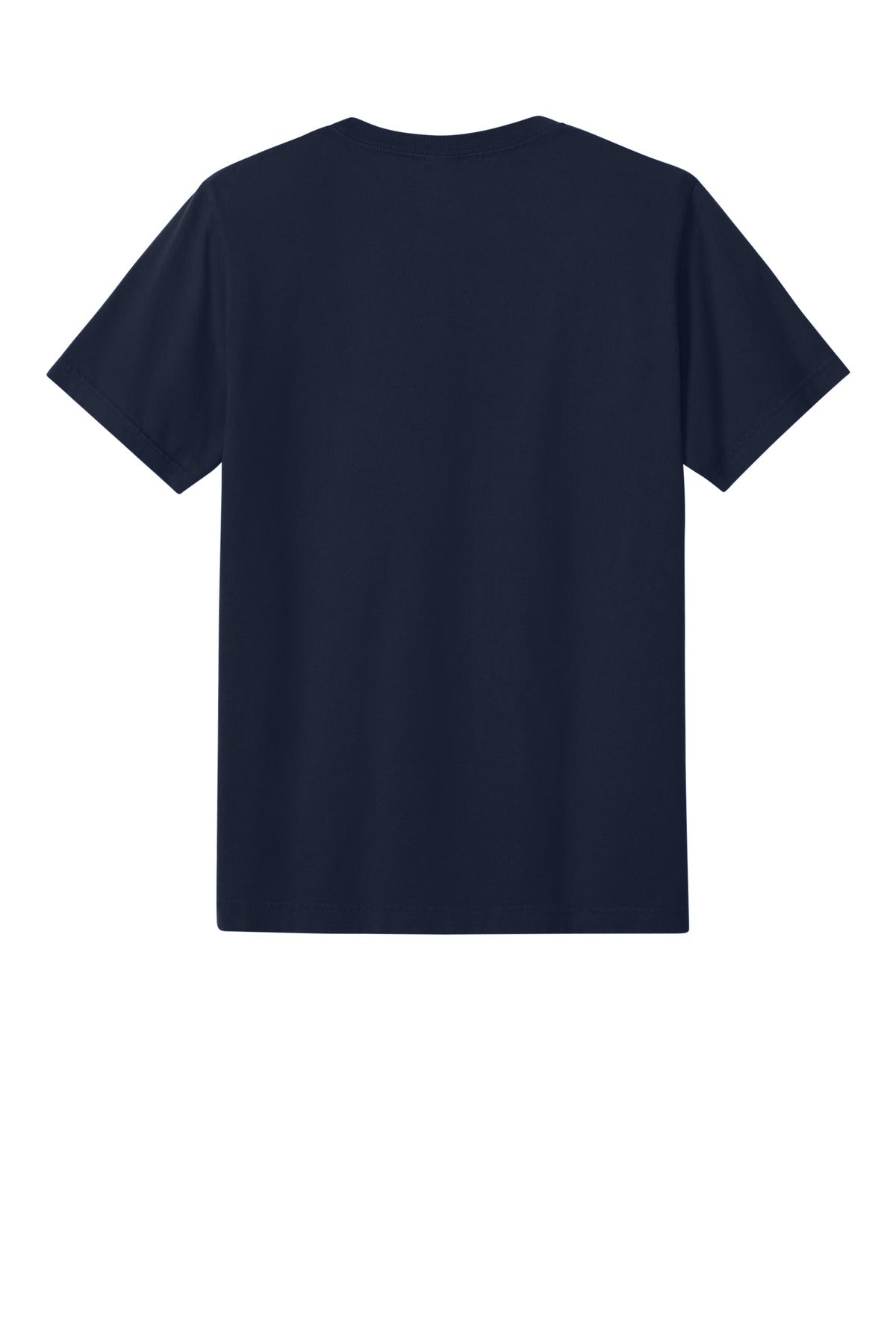 Blank unisex tee folded flat for same day custom shirt orders