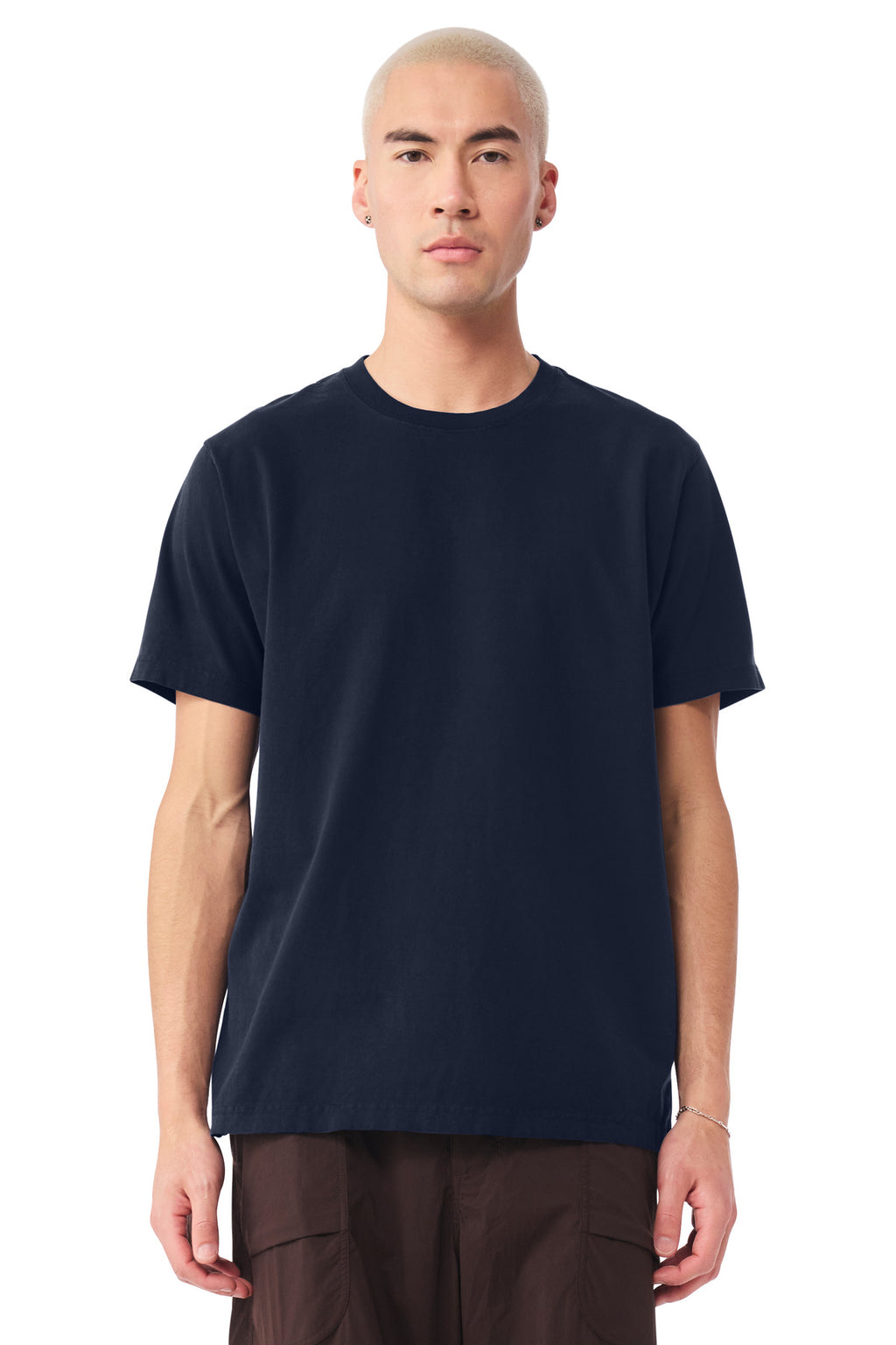 Blank cotton shirt drape detail for DTF and DTG printing