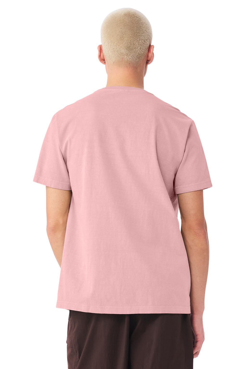 Blank shirt with clean front panel for same day custom tees