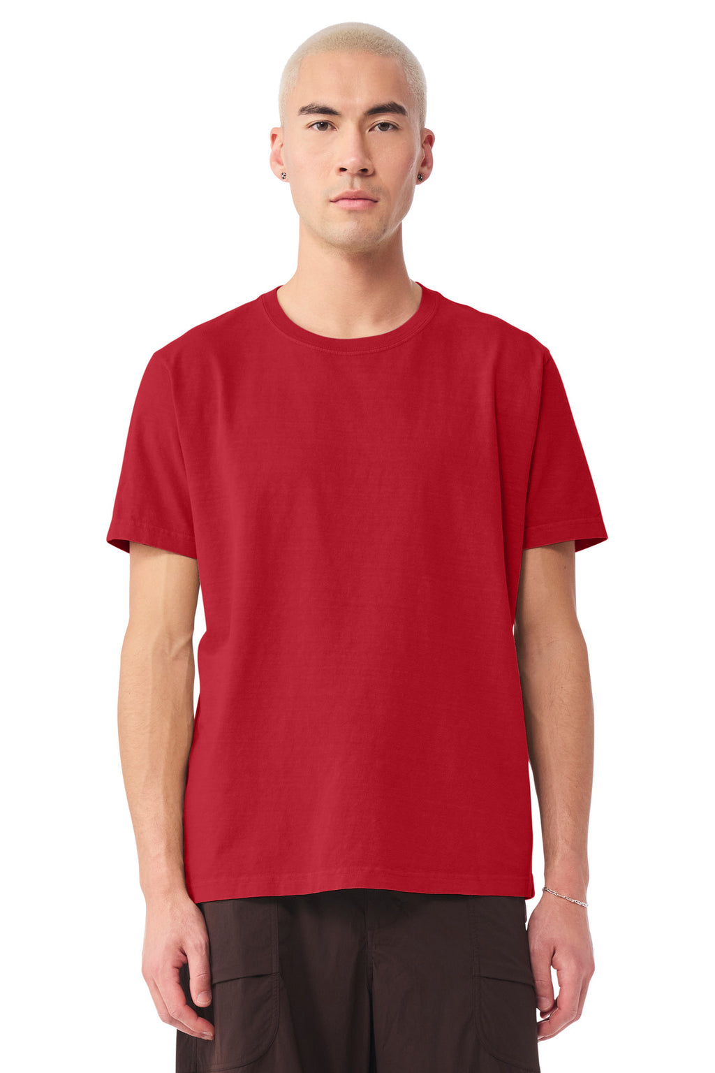 Streetwear blank t-shirt side view for premium custom printing