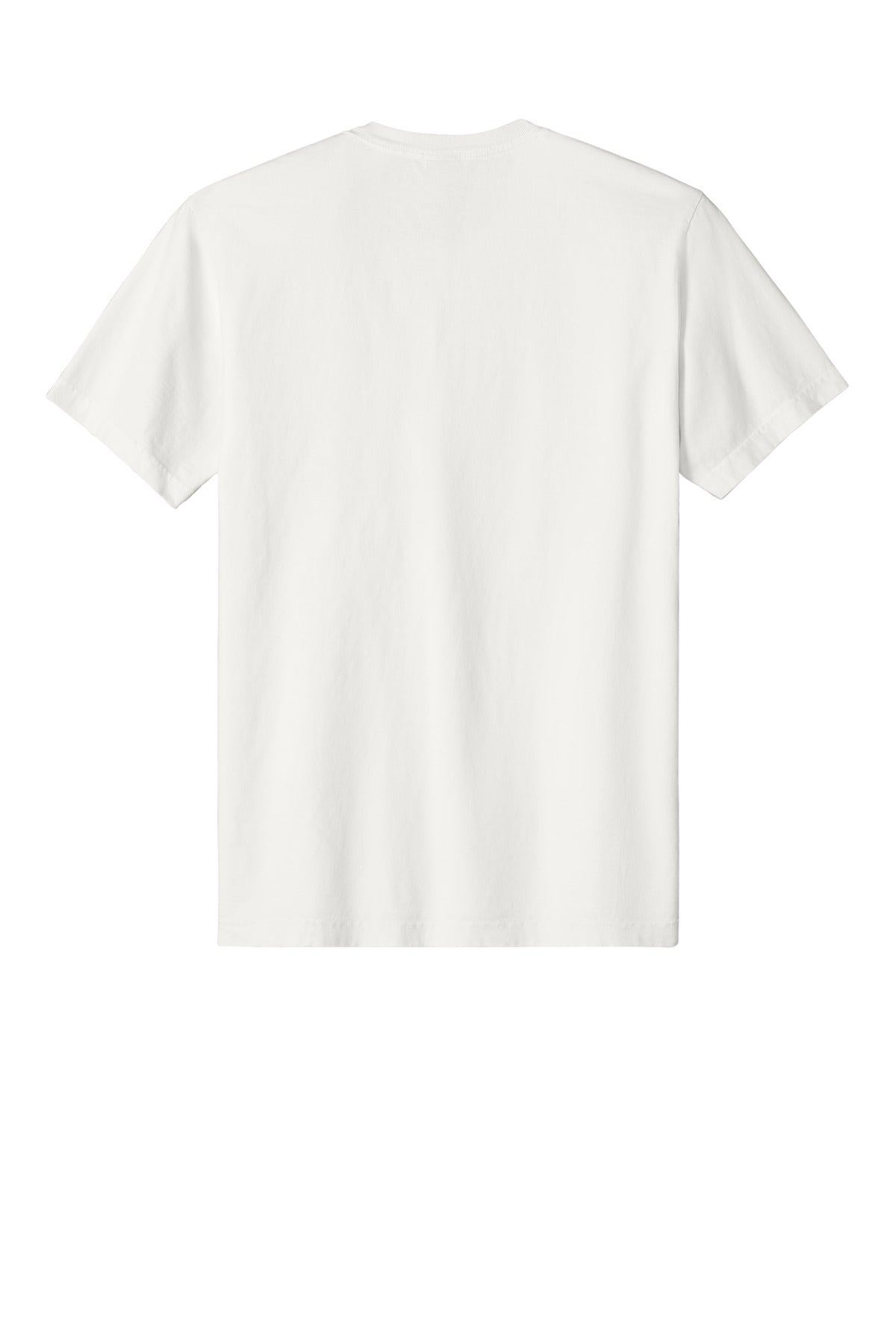 Blank unisex tee hanging photo for rush DTG shirt production