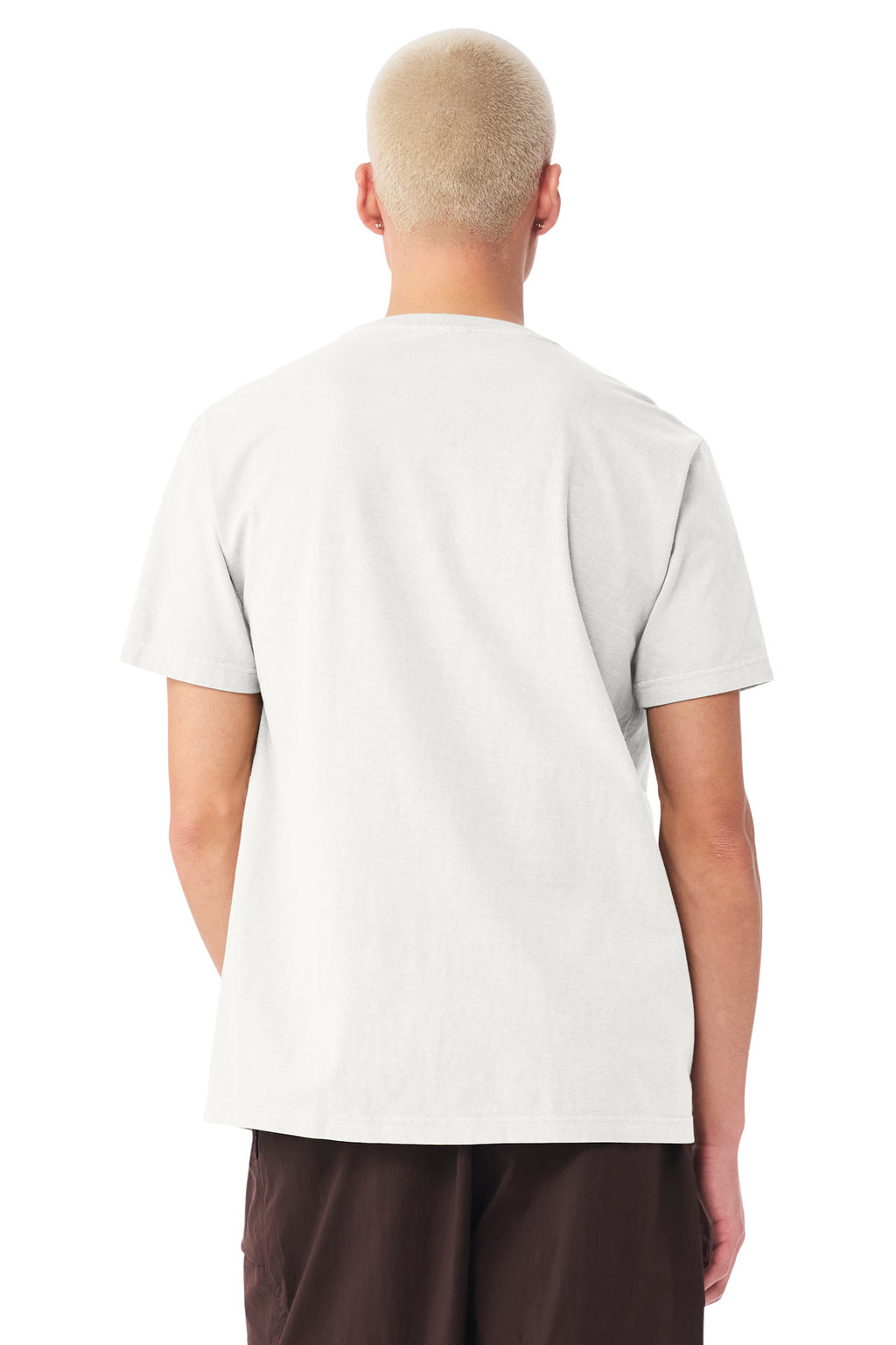 Blank fashion tee front flat lay for same day t-shirt printing
