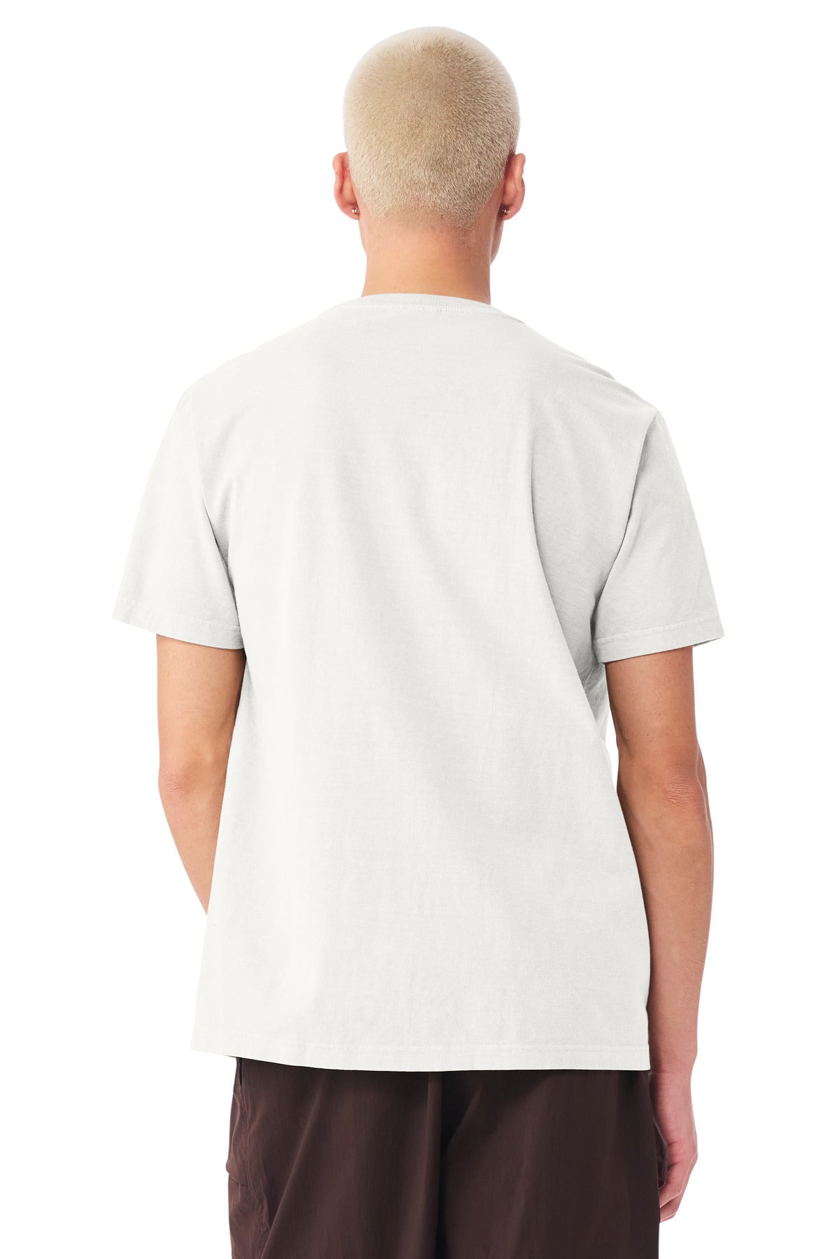Blank fashion tee front flat lay for same day t-shirt printing