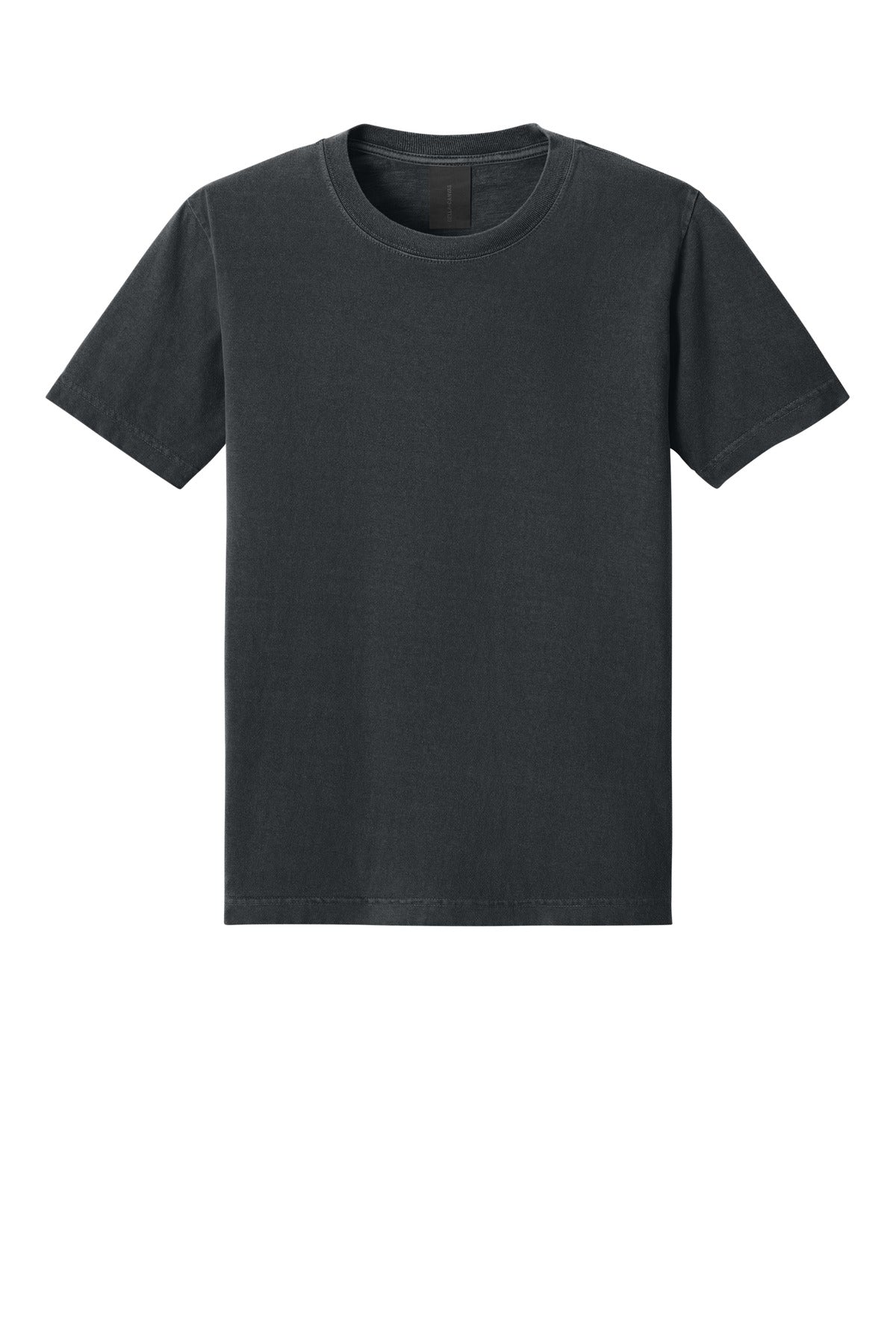 Blank garment-dyed tee front image for custom merch printing