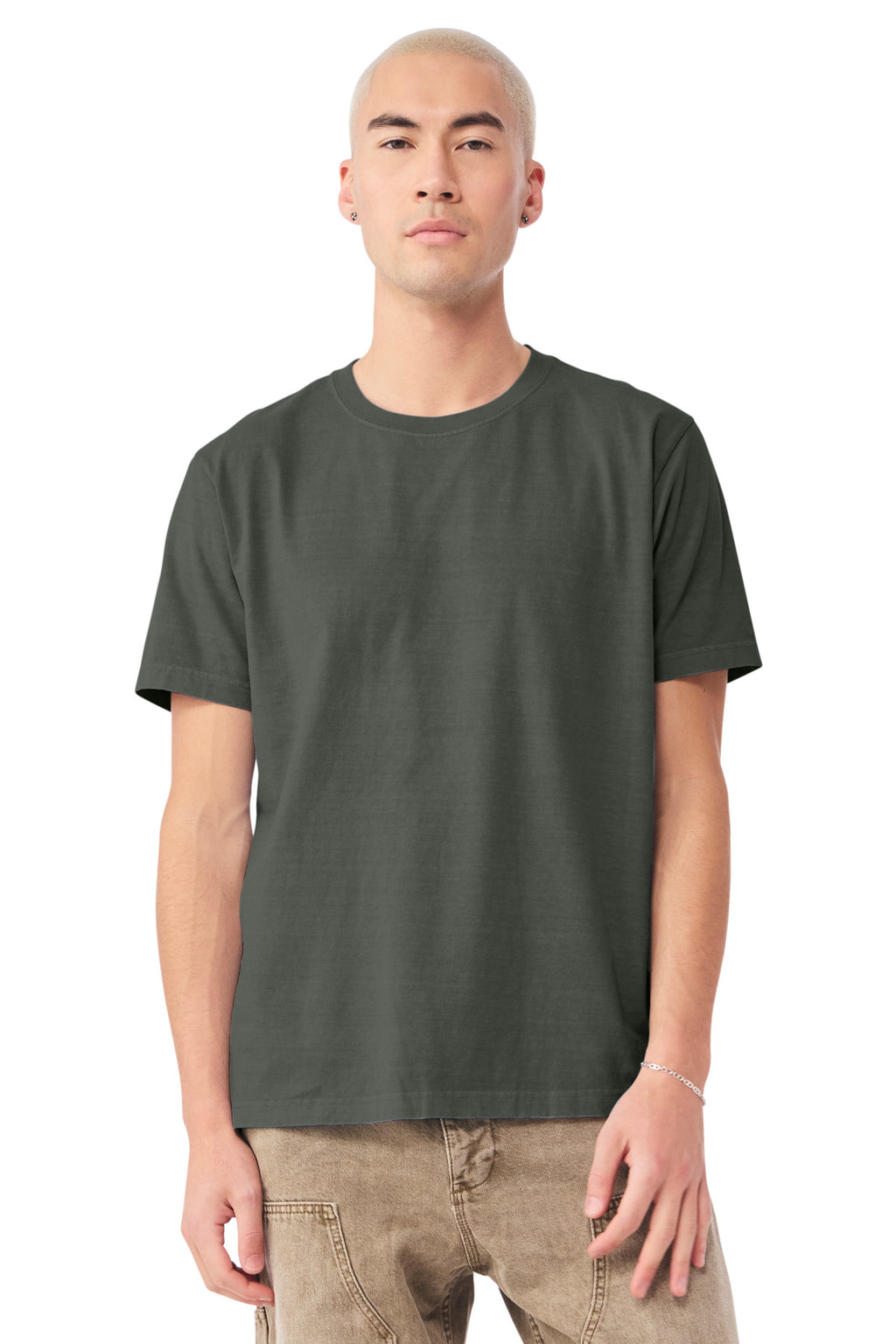Blank short sleeve tee collar detail for DIY Printz DTG shirts