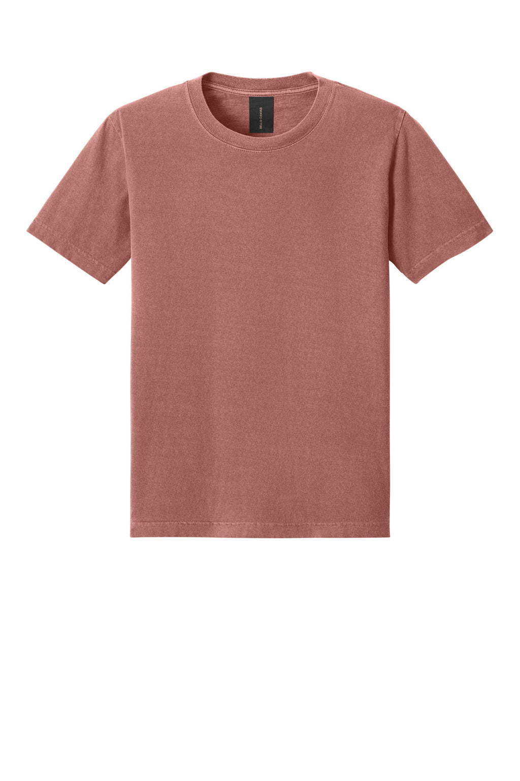 Blank heavyweight cotton shirt on model for rush order printing