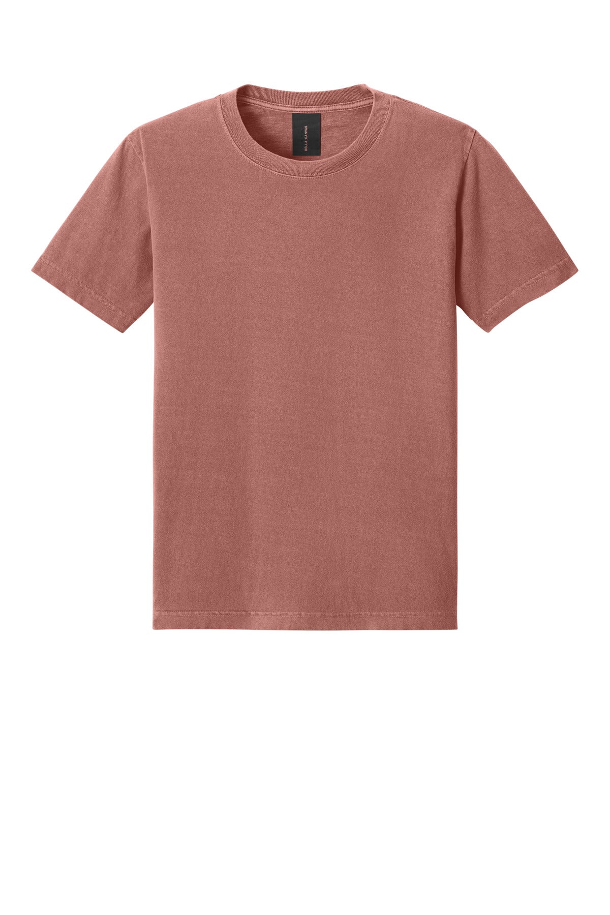 Blank heavyweight cotton shirt on model for rush order printing