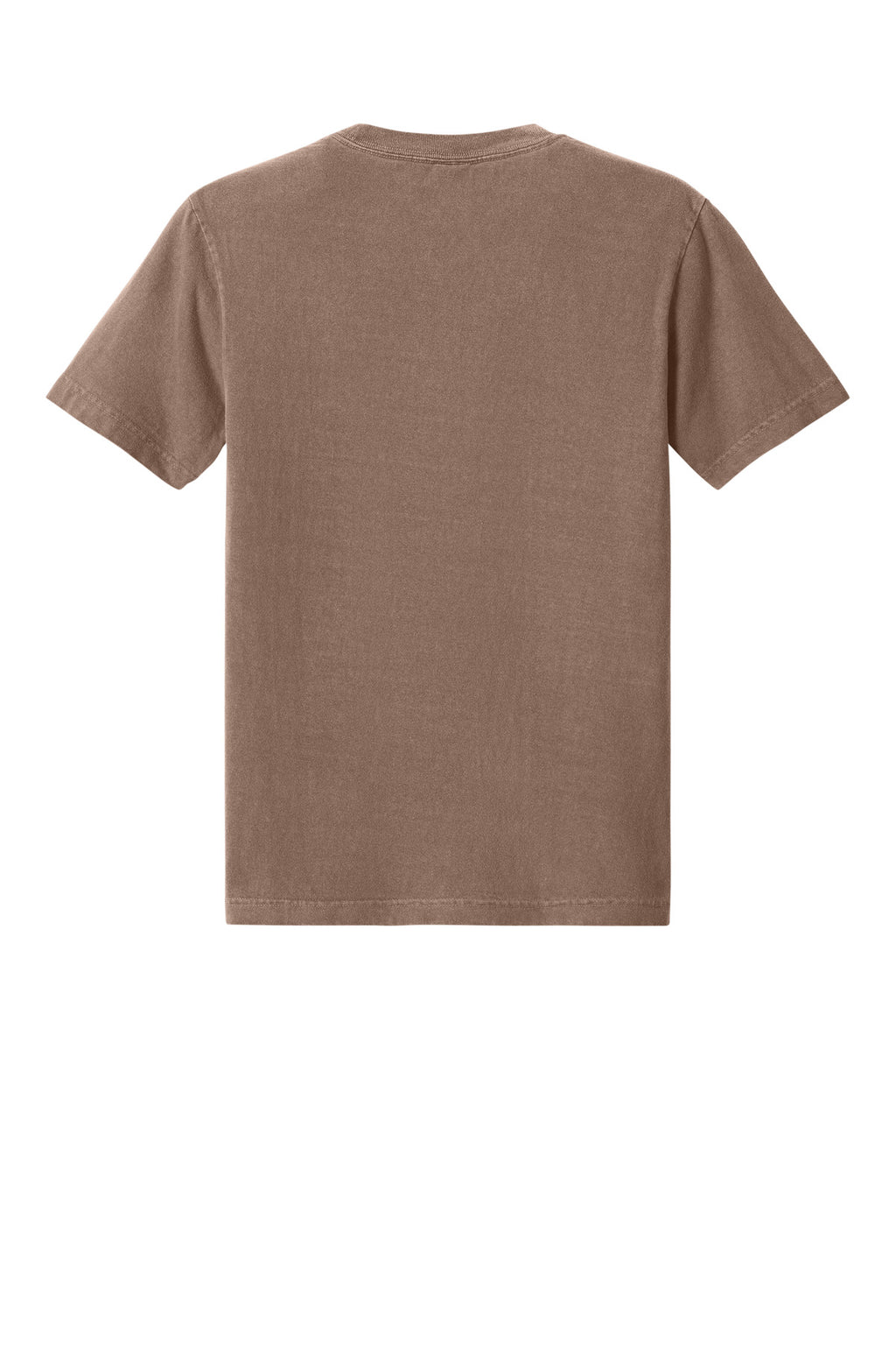 Blank relaxed-fit blank tee front view for rush custom merch