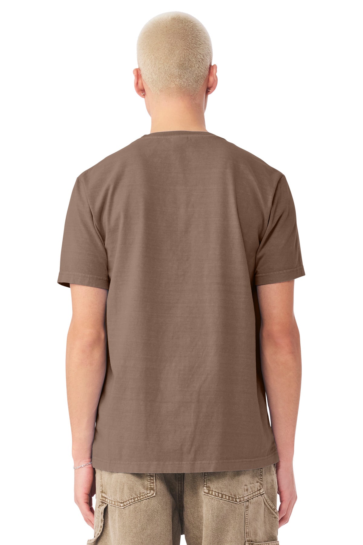 Blank premium blank t-shirt on rack for same day printing