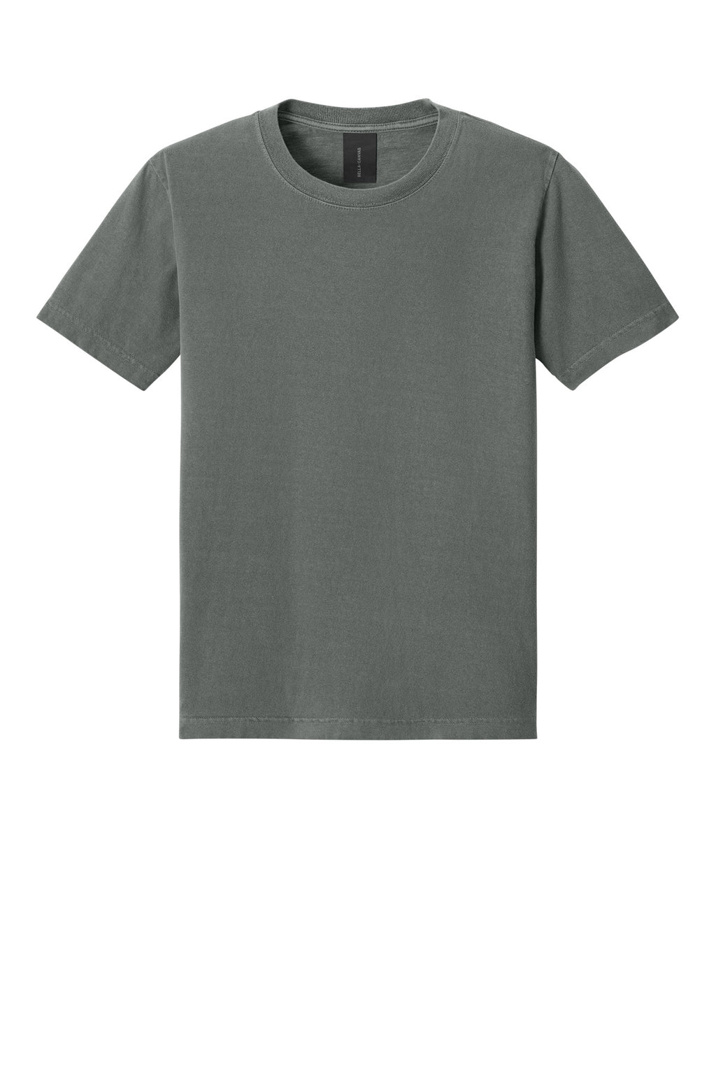 Blank heather tee back view for same day DTG t-shirts