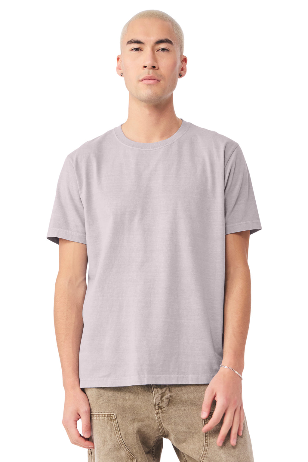 Blank washed tee front photo for rush custom t-shirt printing