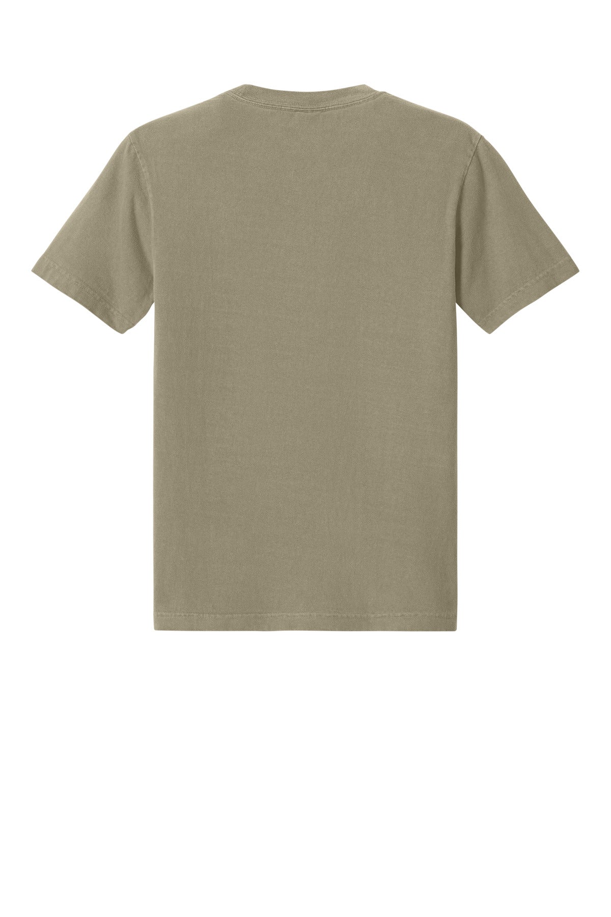 Blank cotton crew tee close-up for DTF custom apparel printing